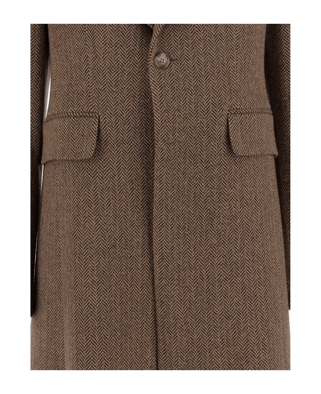Polo Ralph Lauren Wool-blend Coat - Brown