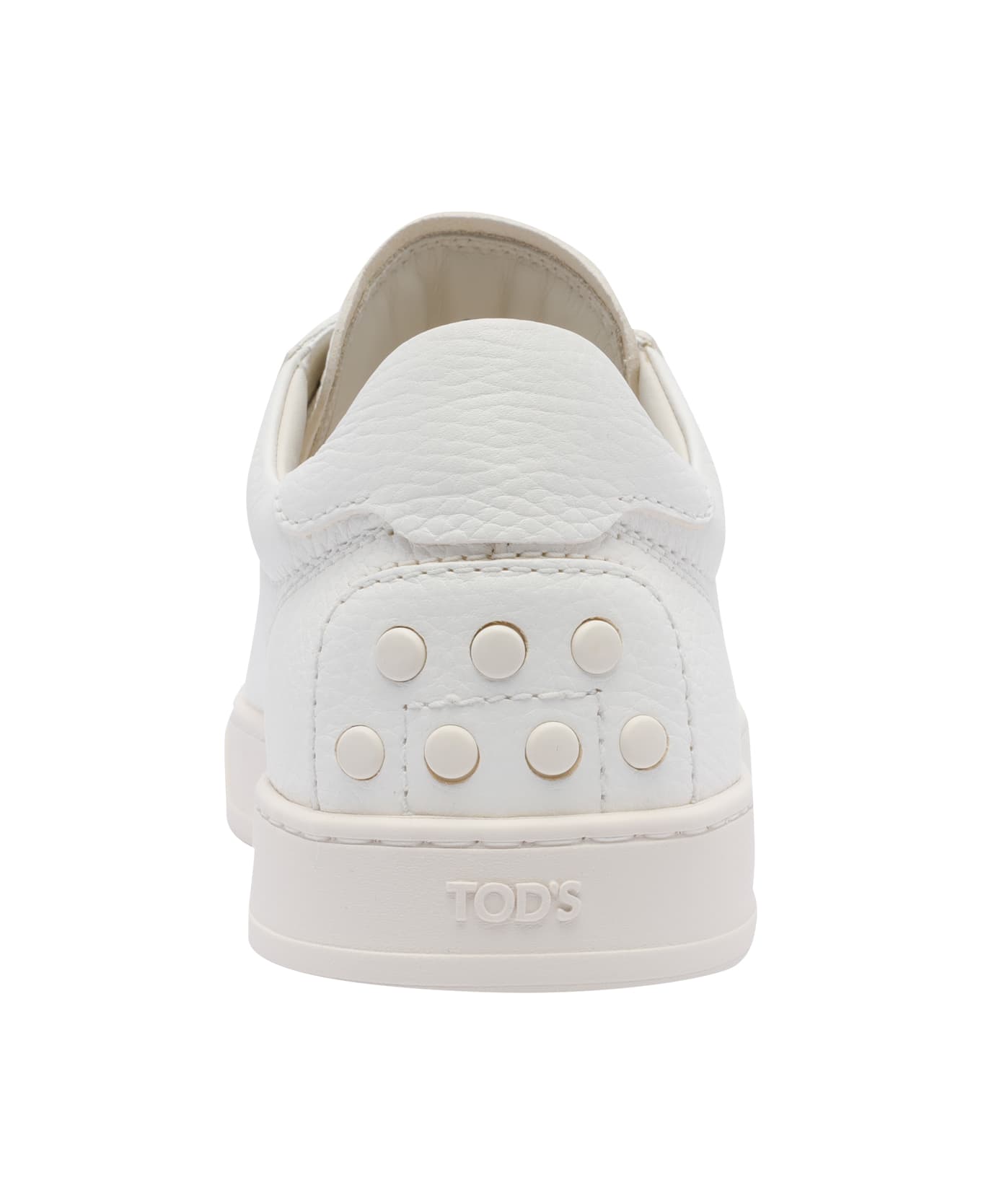 Tod
s Hammered Leather Trainers - White