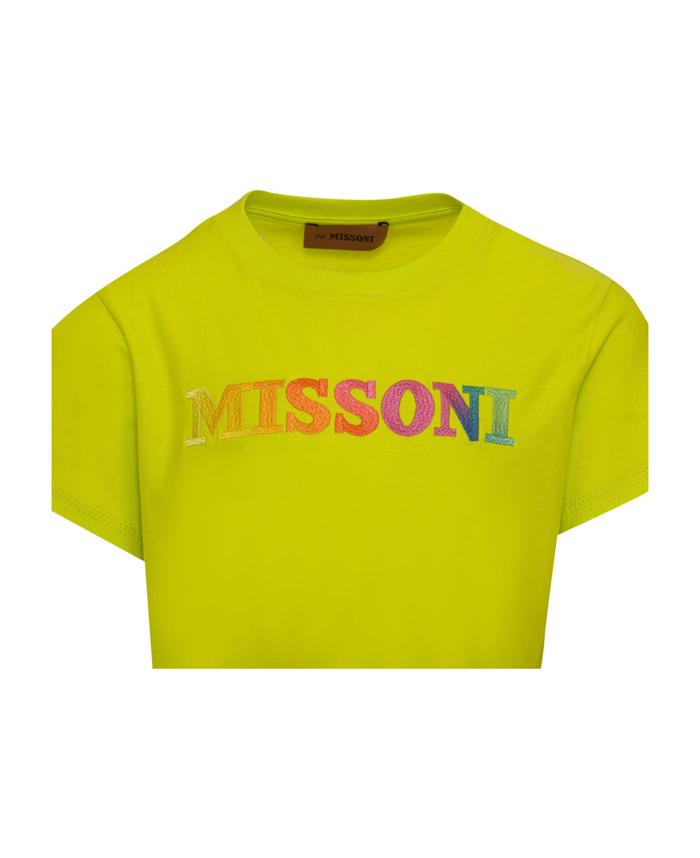 Missoni Kids T-shirt Con Logo - Green