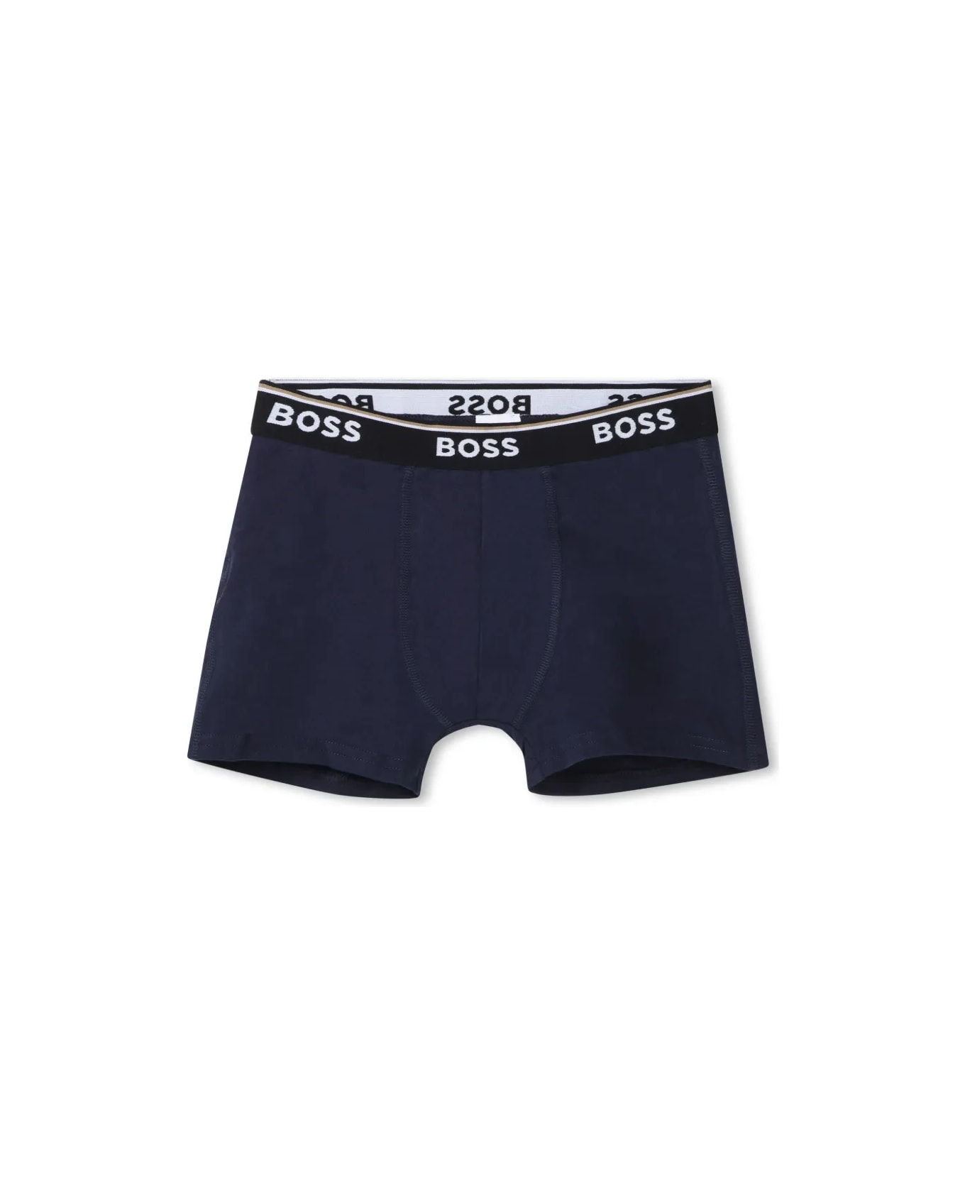 Hugo Boss Slip Con Logo - Blue