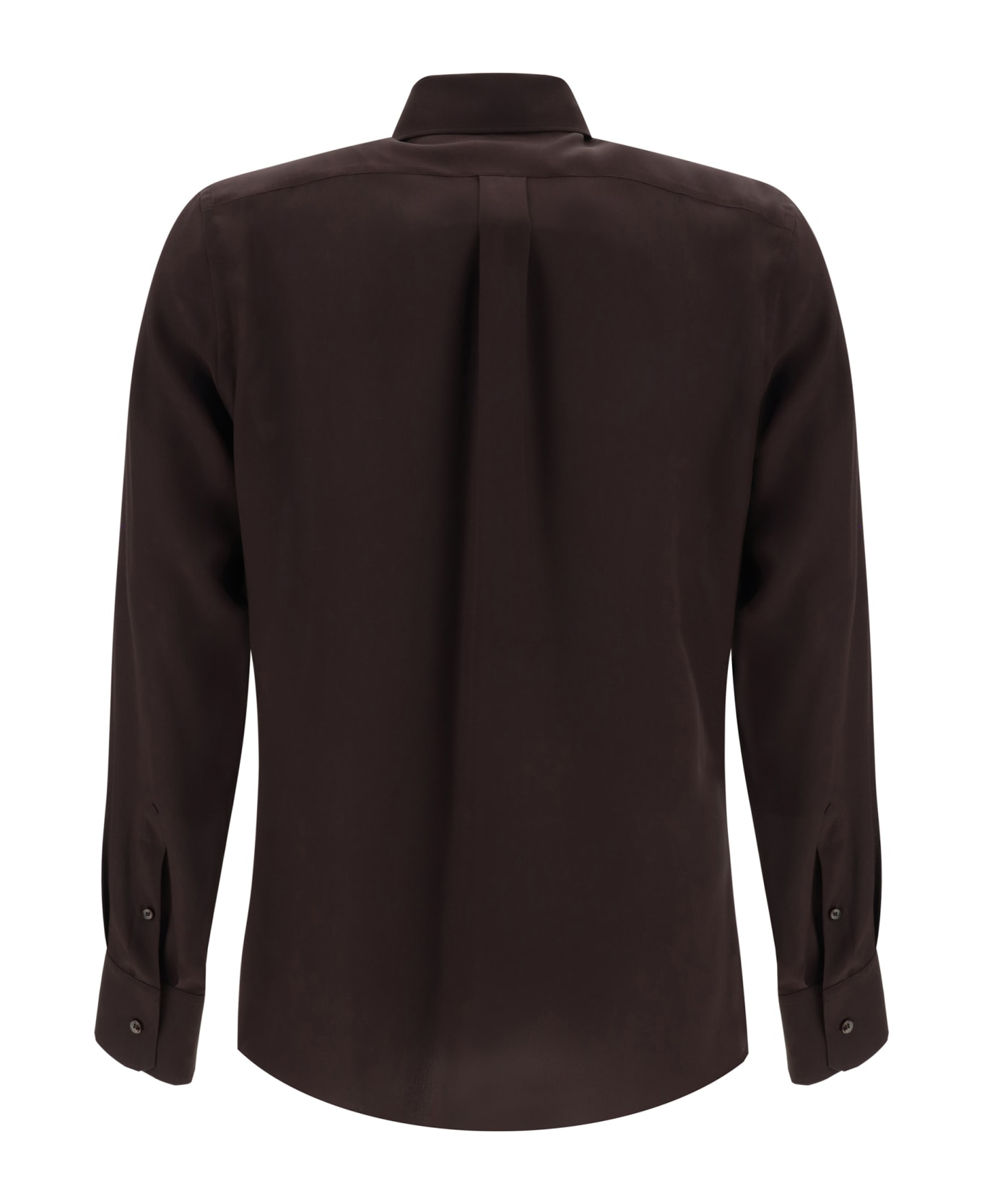 Dolce & Gabbana Silk Shirt - Marrone シャツ