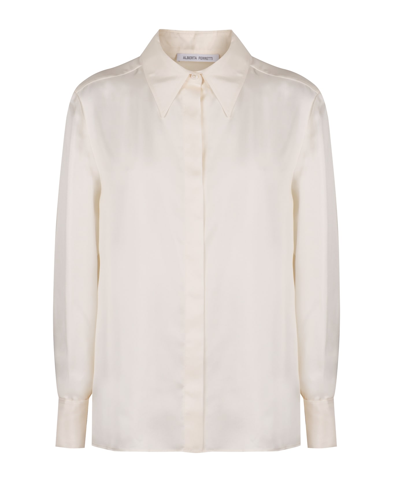 Alberta Ferretti Silk Shirt - Ivory