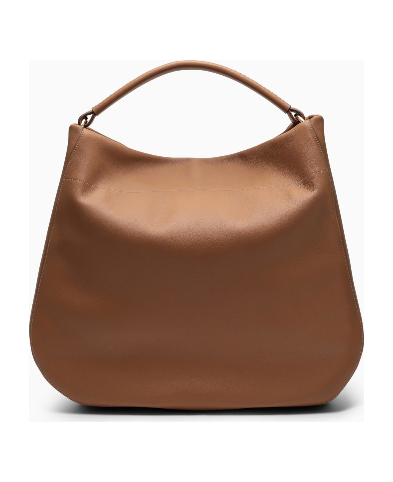 Prada Large Caramel-coloured Leather Shoulder Bag - CARAMEL 0