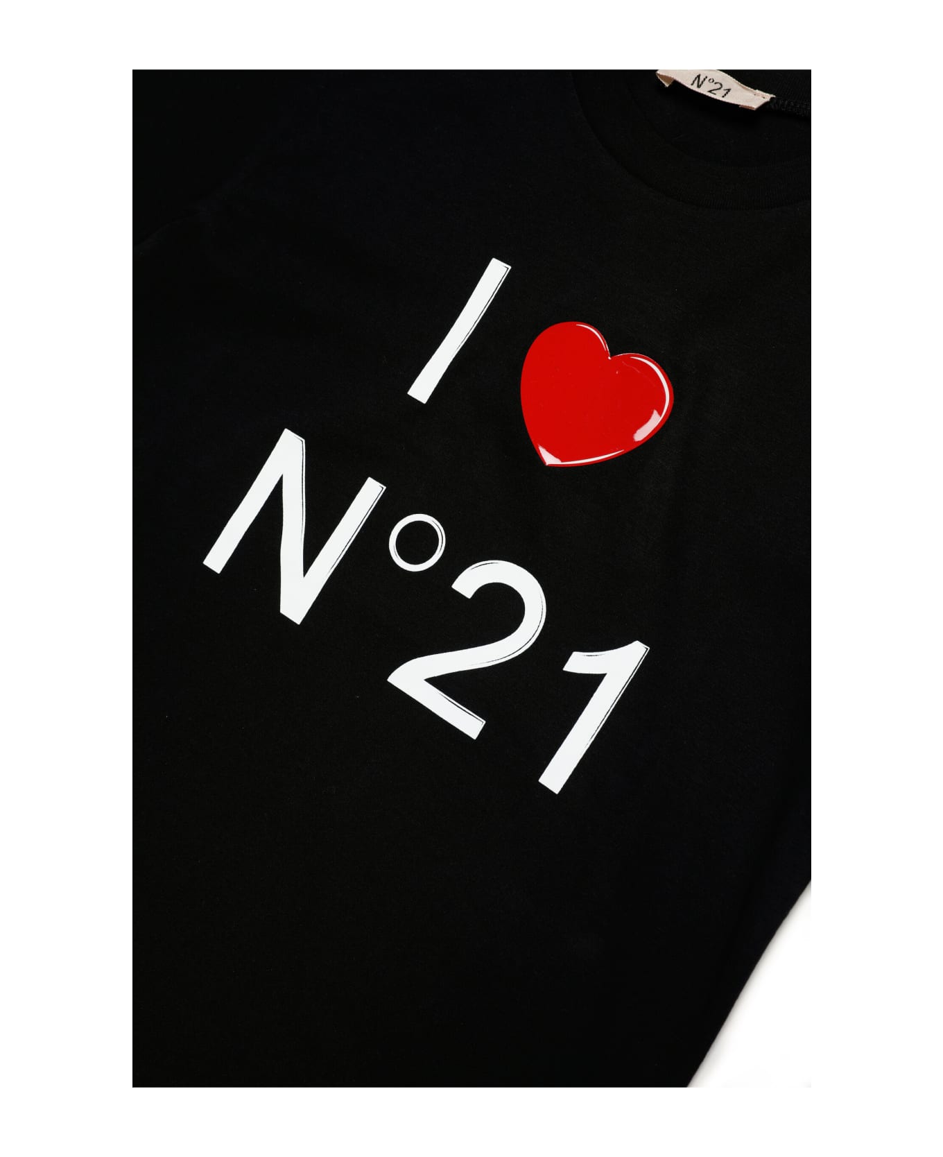 N.21 N21t182f T-shirt N°21 Crew-neck Jersey T-shirt With Logo Tシャツ ...
