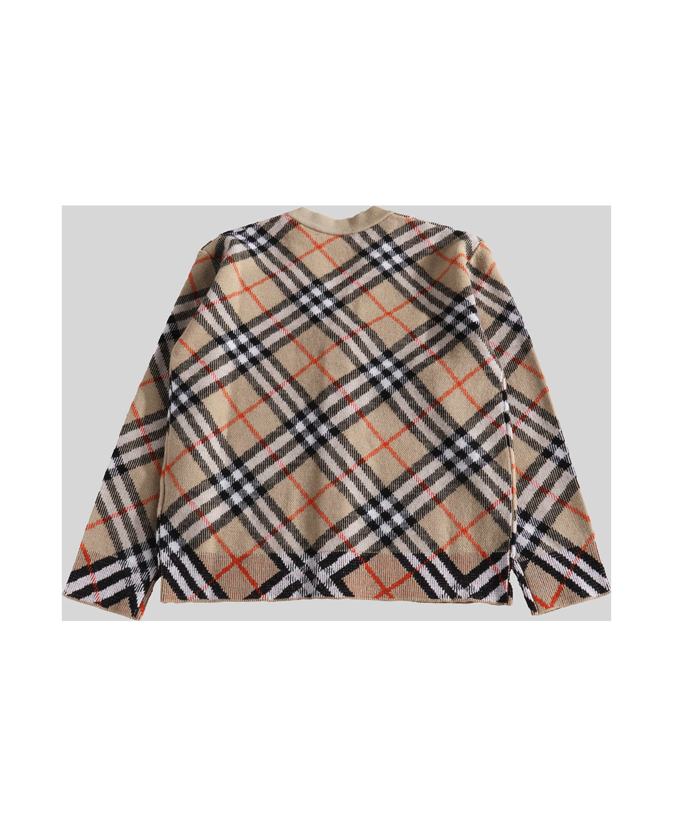 Burberry Beige Wool Knitwear - SAND IP CHECK