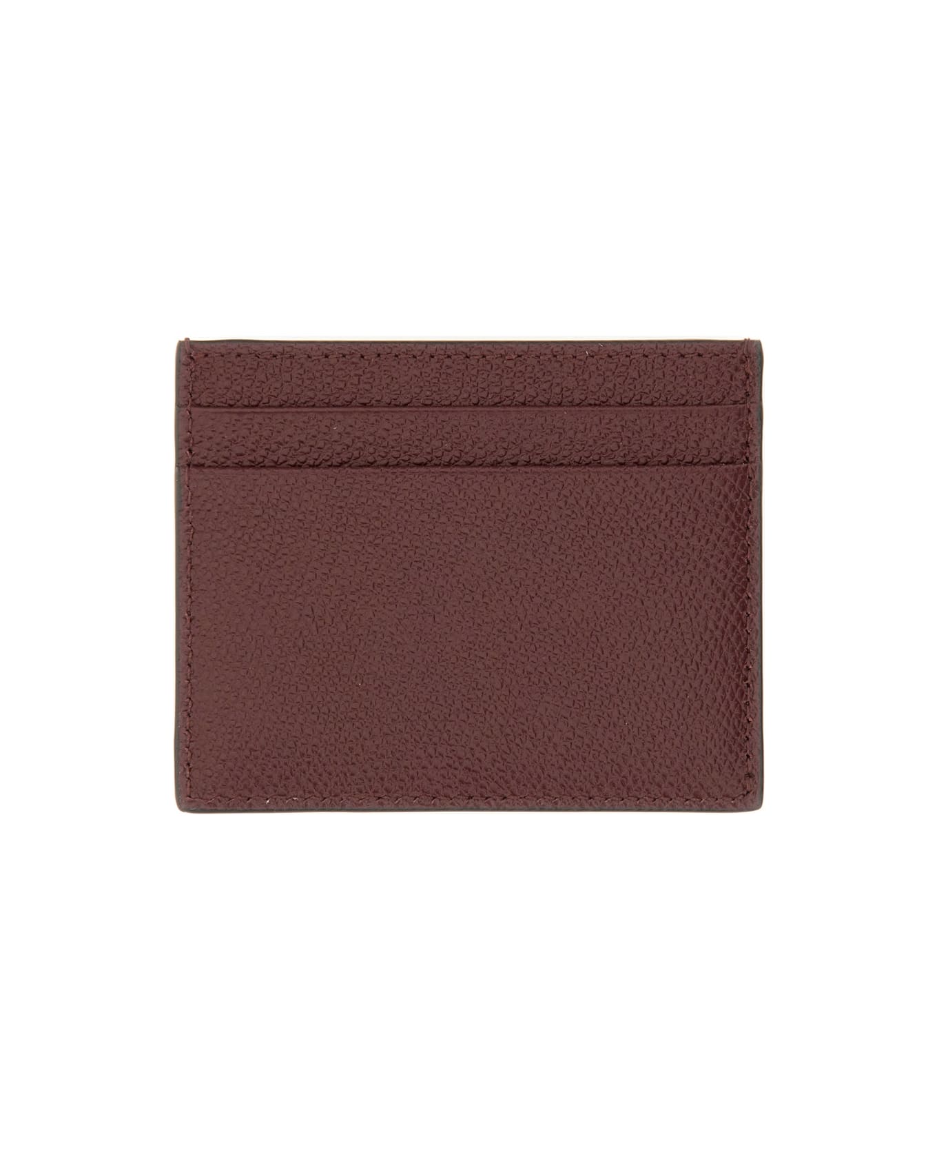 Valentino Garavani "vlogo Signature" Card Holder - BORDEAUX