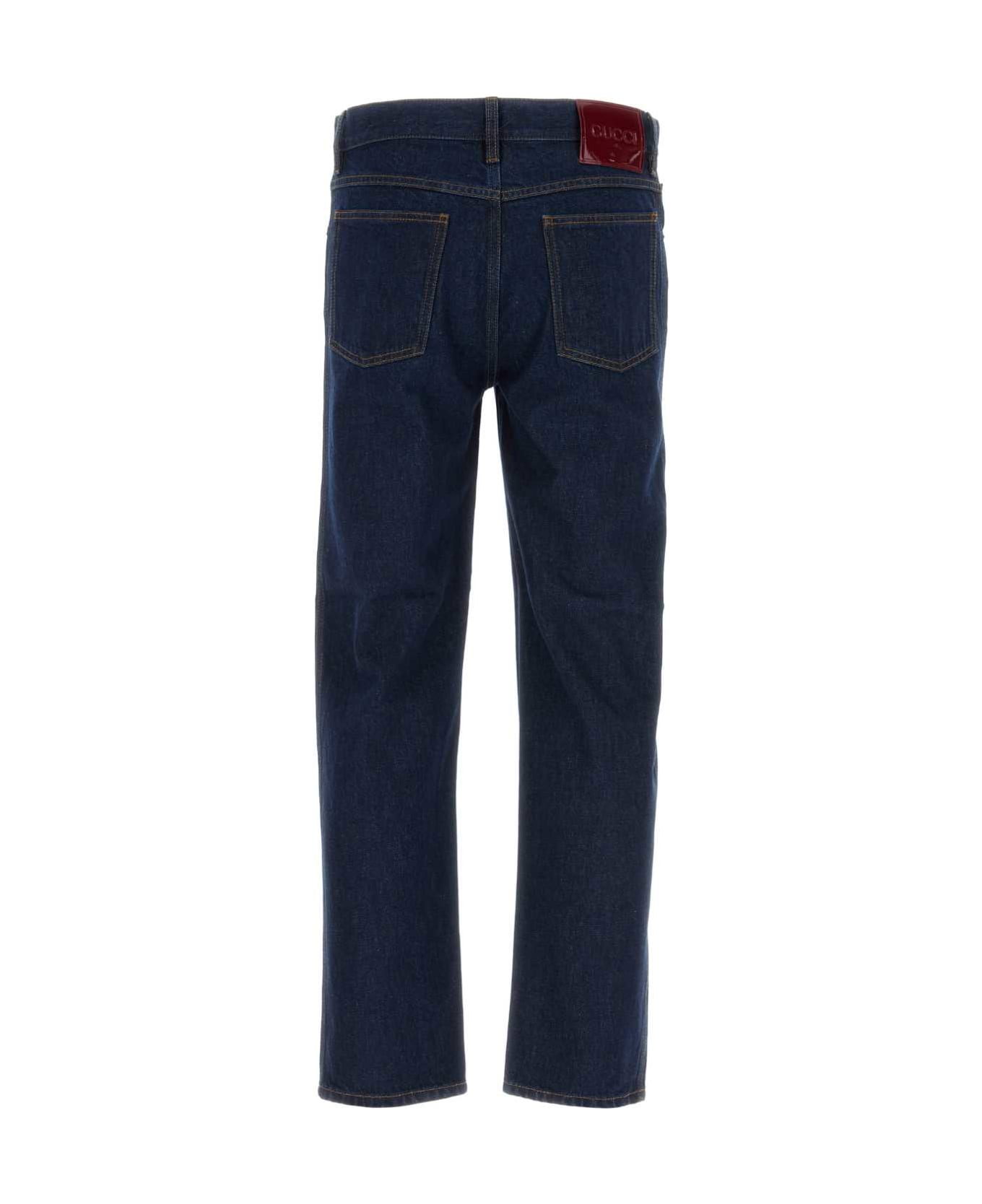 Gucci Dark Blue Denim Jeans - DARKBLUEMIX