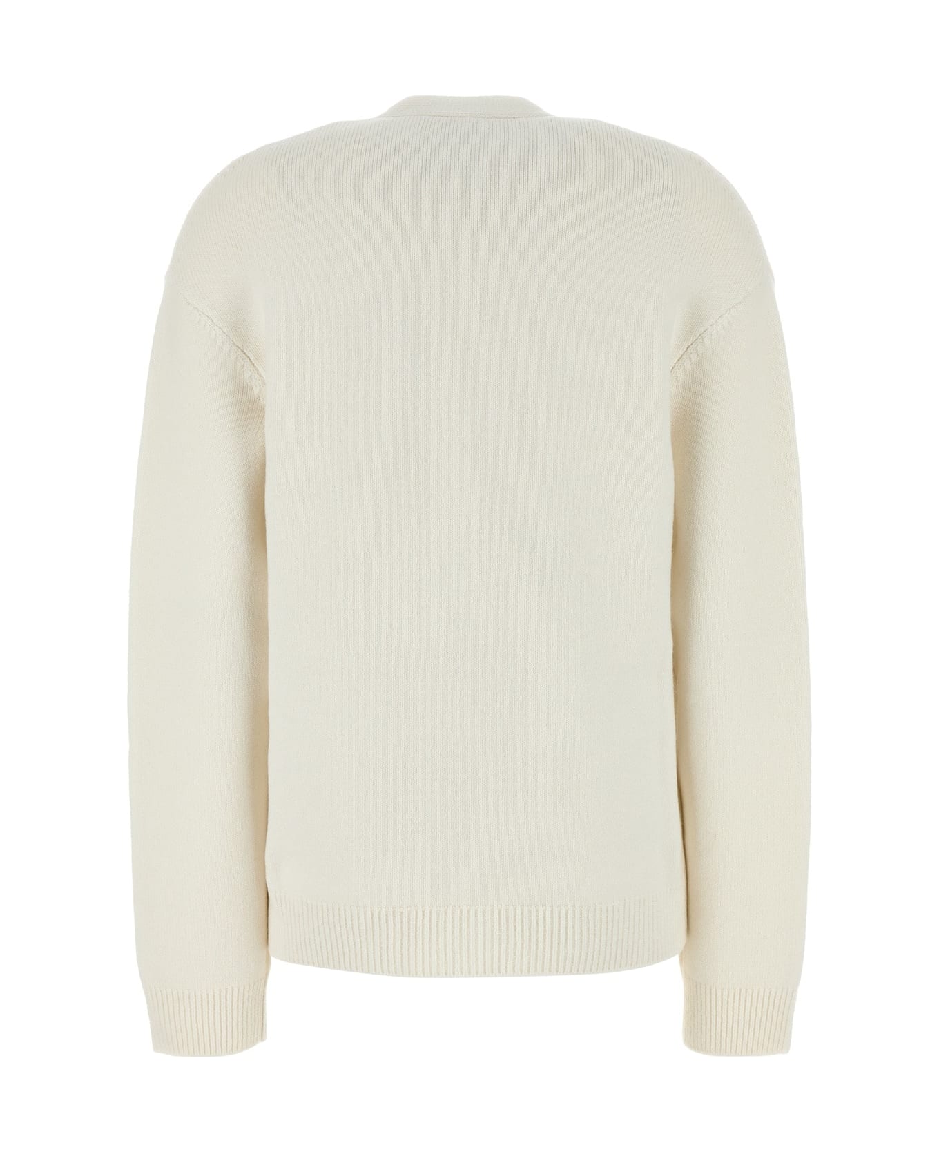 Fendi White Cashmere Blend Cardigan - WHITE