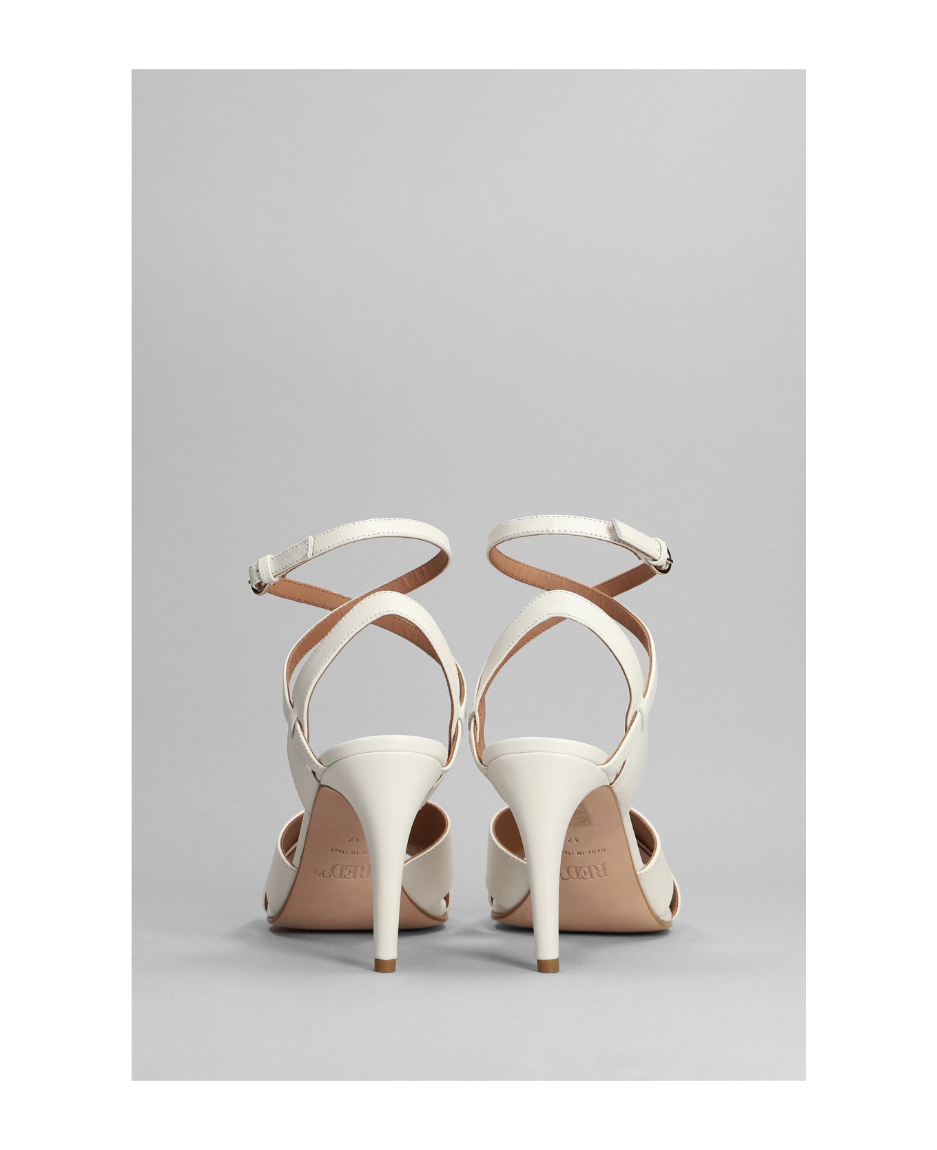 RED Valentino Sandals In White Leather - white サンダル