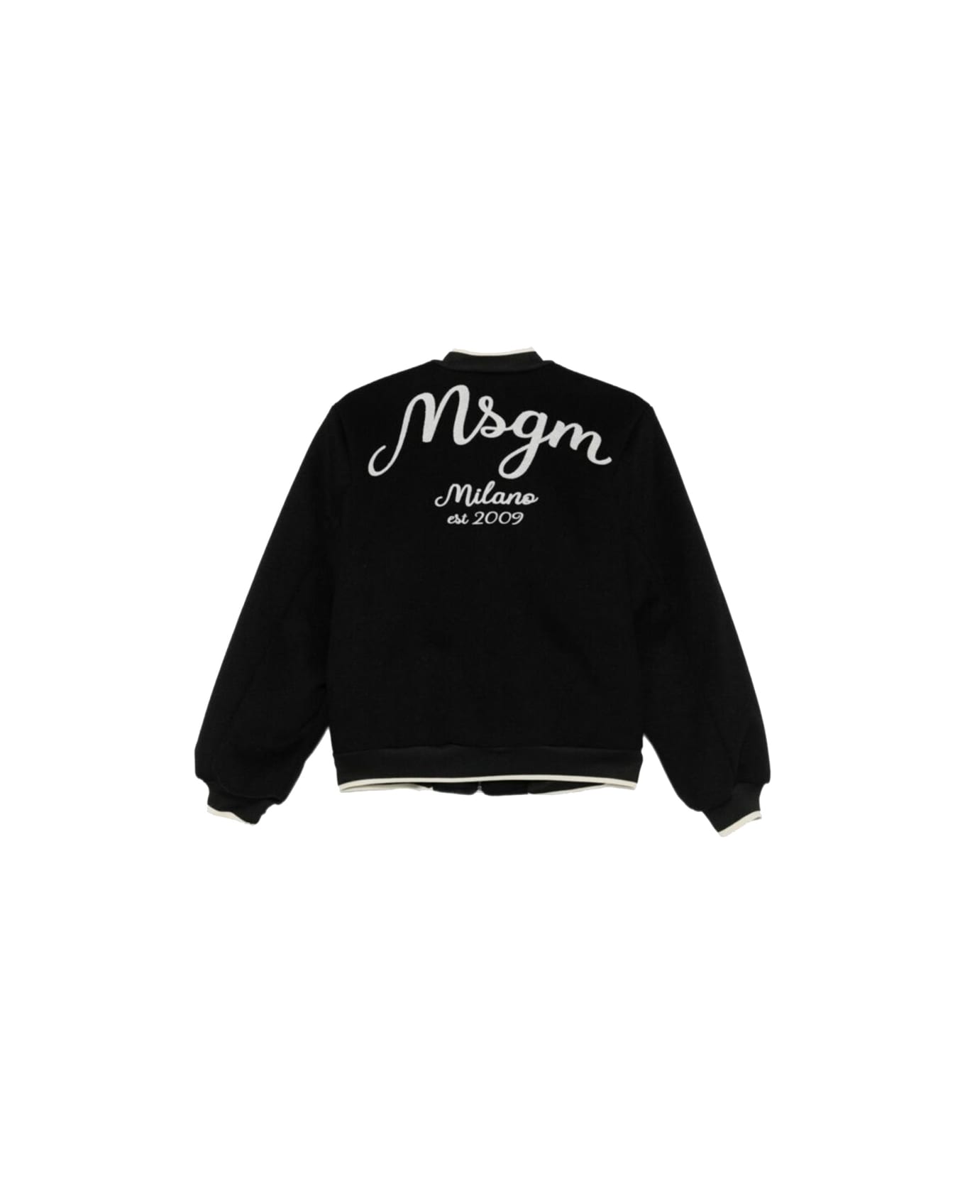MSGM "college" Jacket - BLACK