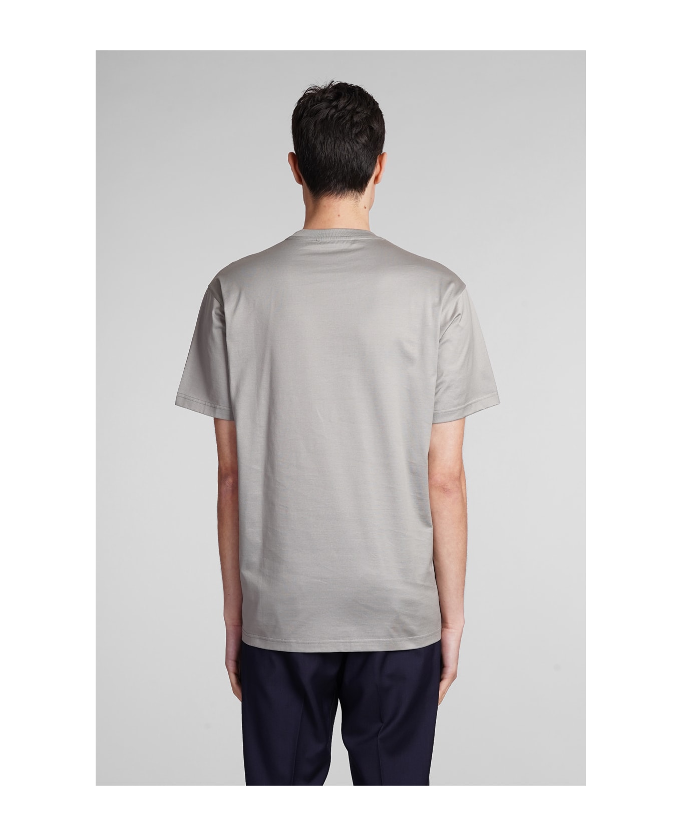Low Brand B150 Rose T-shirt In Grey Cotton - grey