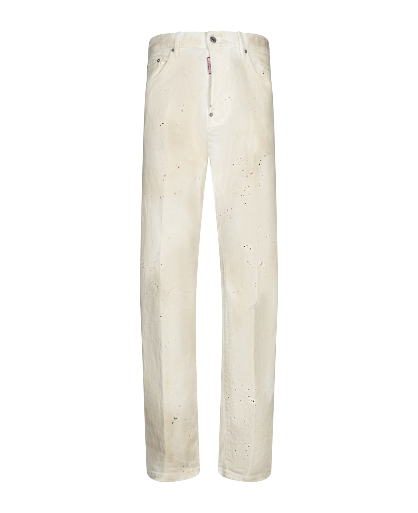 Dsquared2 Loose 642 Ivory Jeans - White