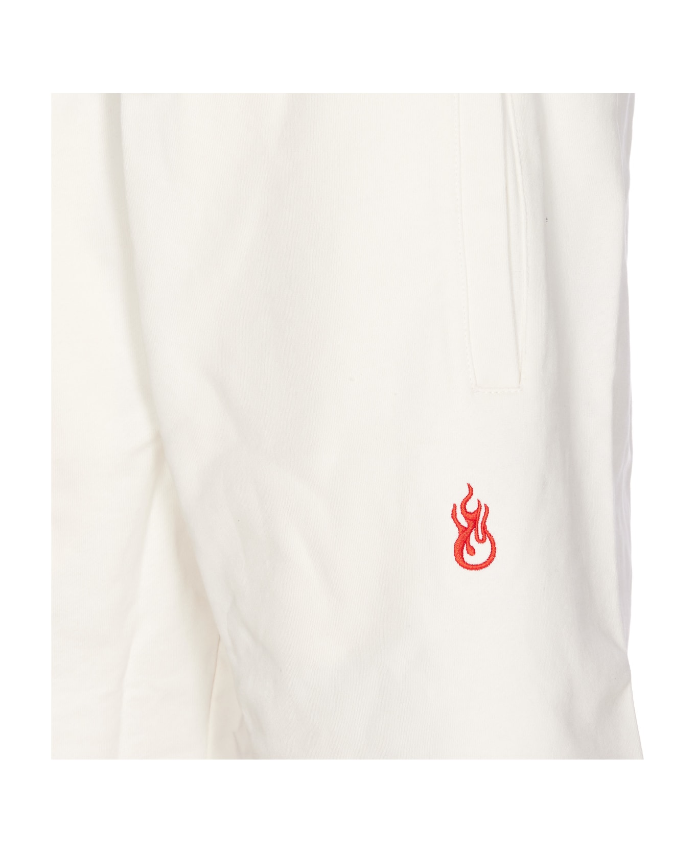 Vision of Super Flames Logo Shorts - White