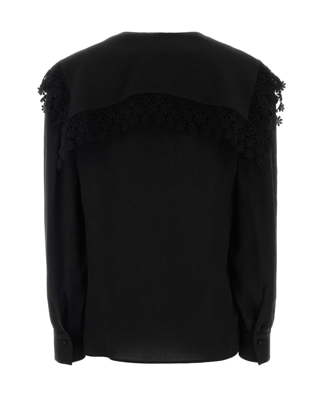 Chloé Black Silk Shirt - BLACK