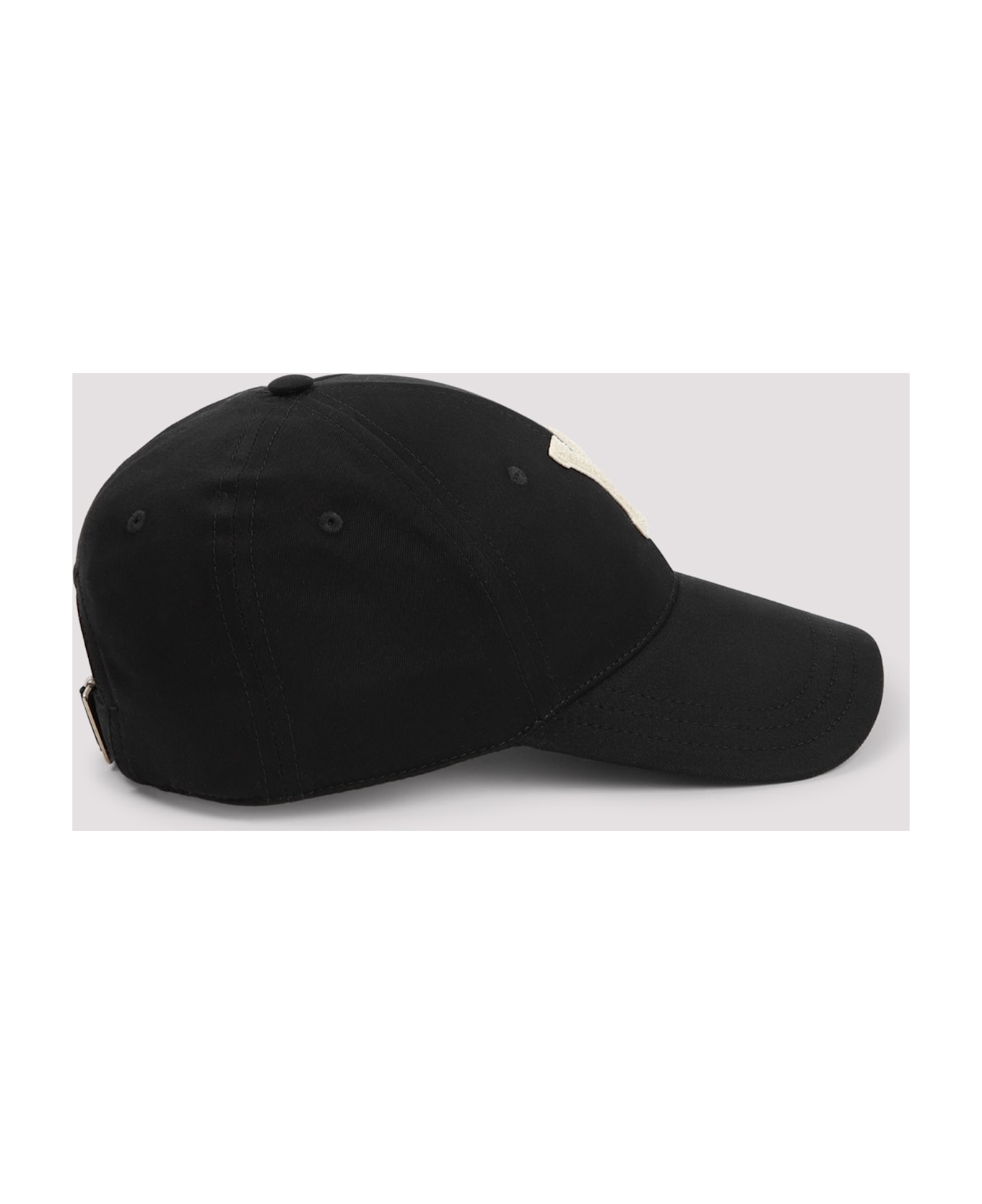 Saint Laurent College Cap - Black Ivory