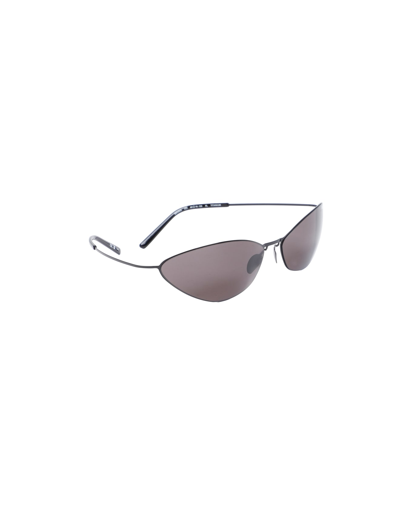 Balenciaga Malibu Round Sunglasses - Black