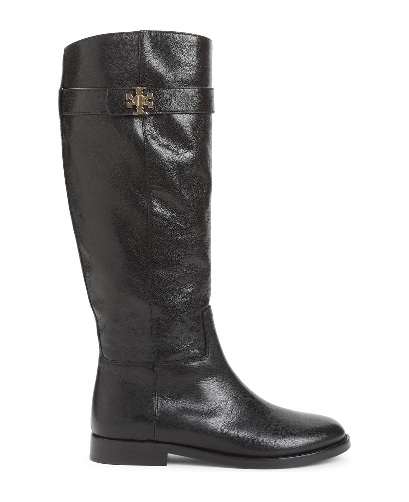 Tory Burch T-lock Riding Boots - Perfect Black