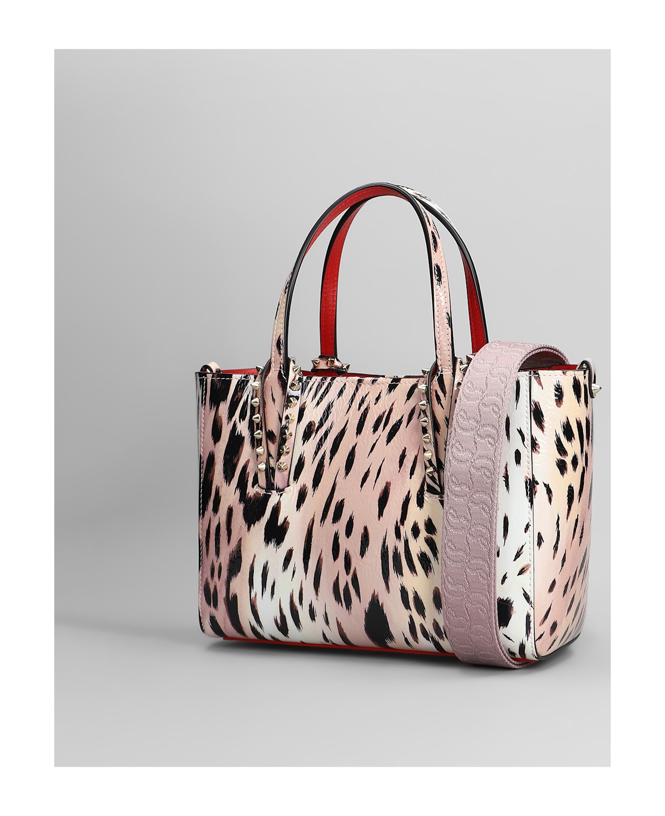 Christian Louboutin Cabata Shoulder Bag In Multicolor Leather - LEOPARD