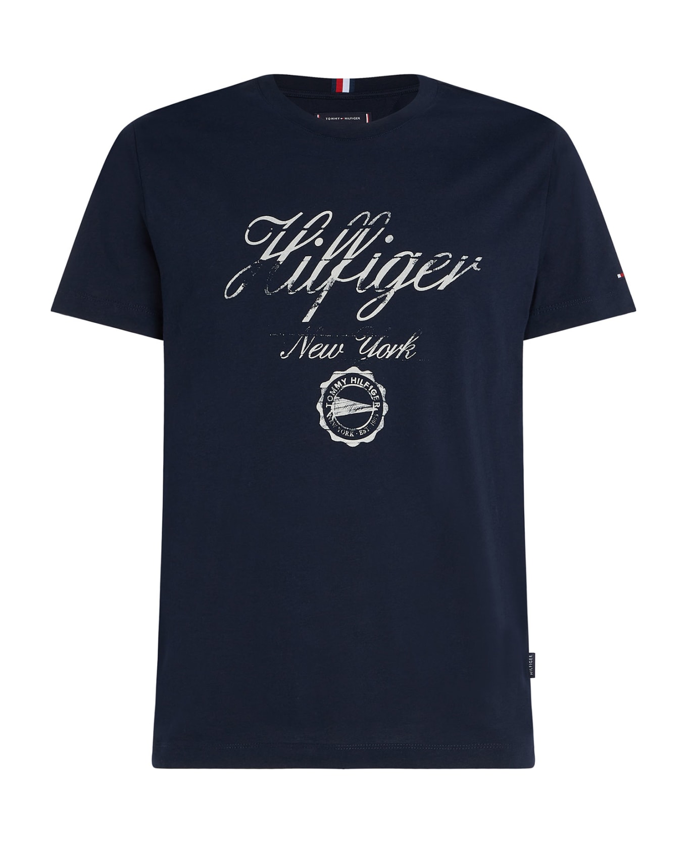 Tommy Hilfiger Nyc Logo T-shirt - Blu