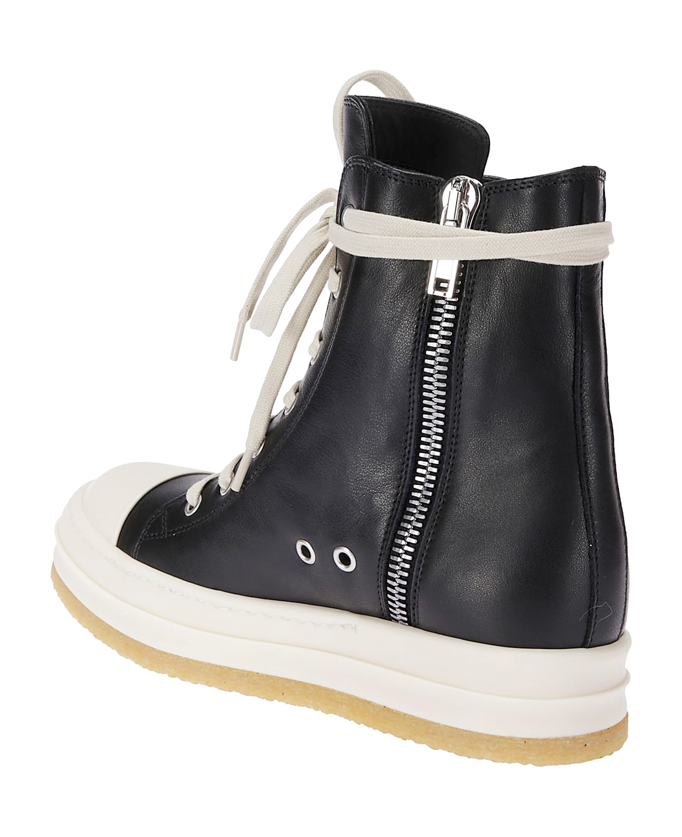 Rick Owens Creep Sneakers - BLACK MILK