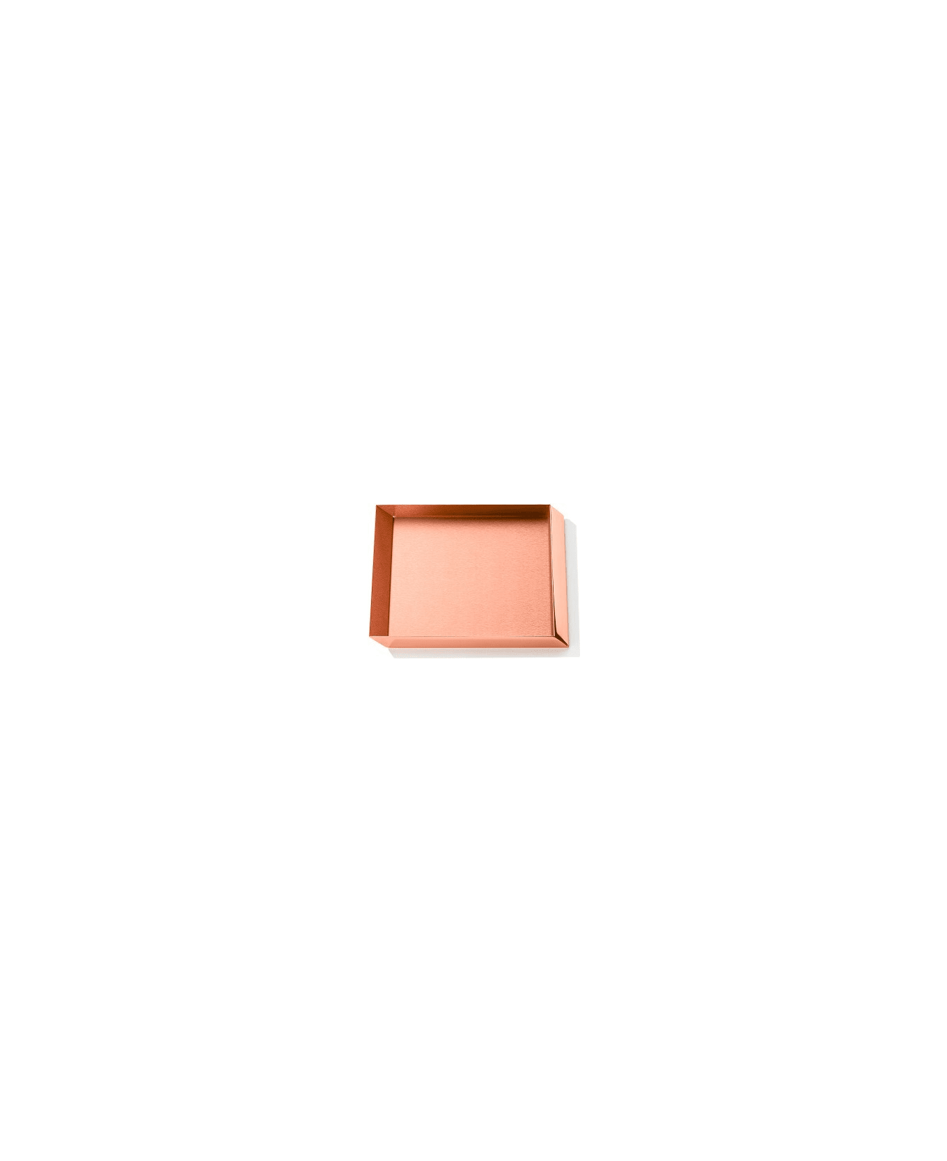 Ghidini 1961 Axonometry - Squared Small Tray Rose Gold - Rose gold トレー
