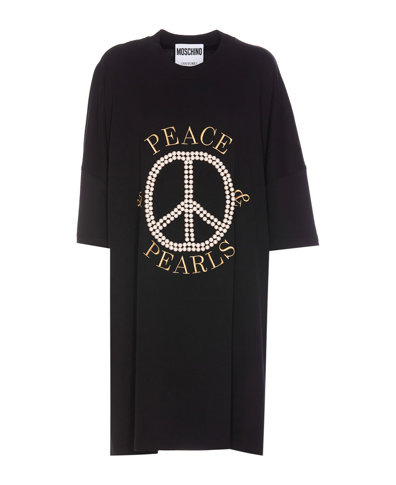 Moschino Peace & Pearls Dress - Black ワンピース＆ドレス