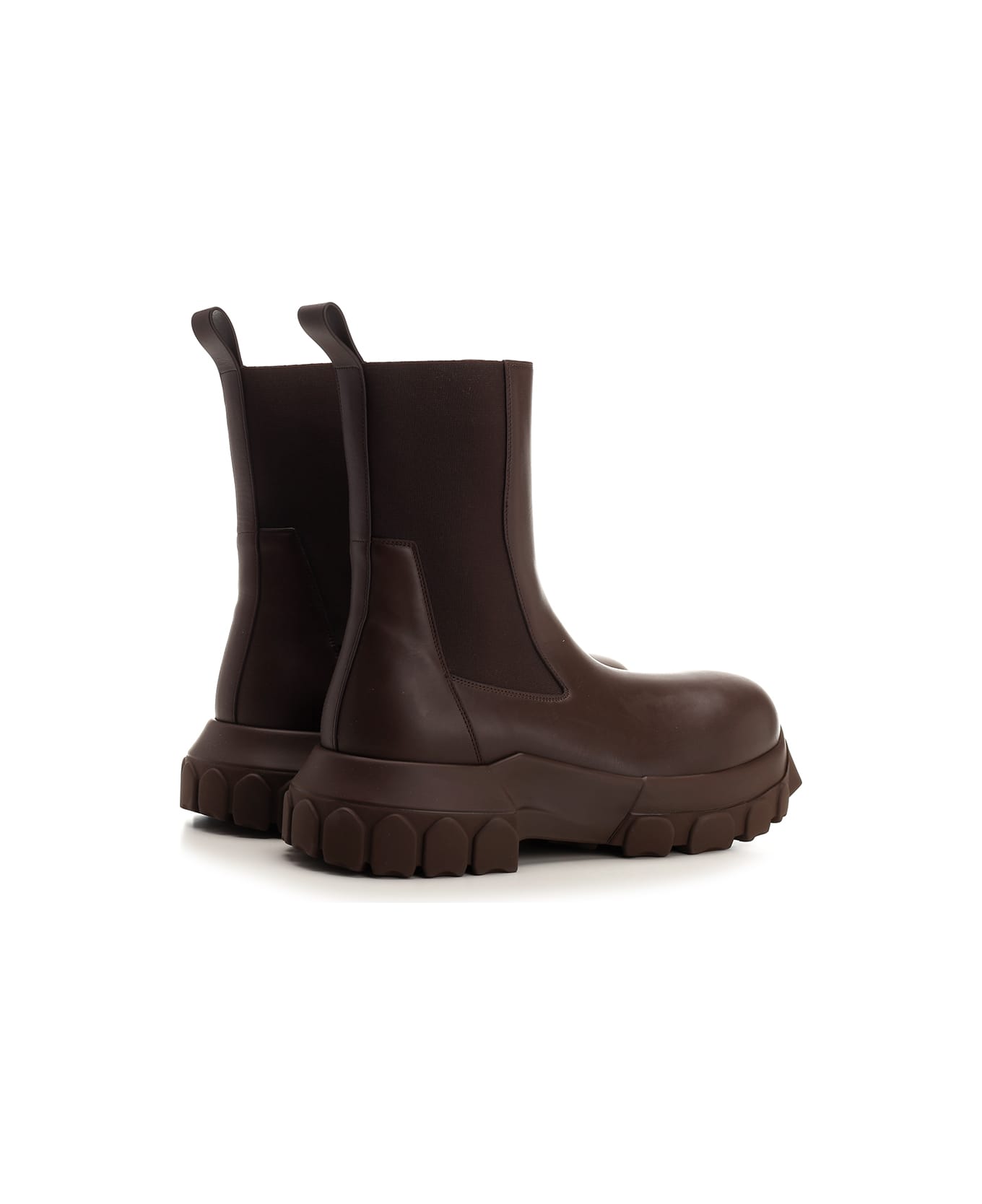 Rick Owens 'beatle Bozo' Ankle Boots - Brown