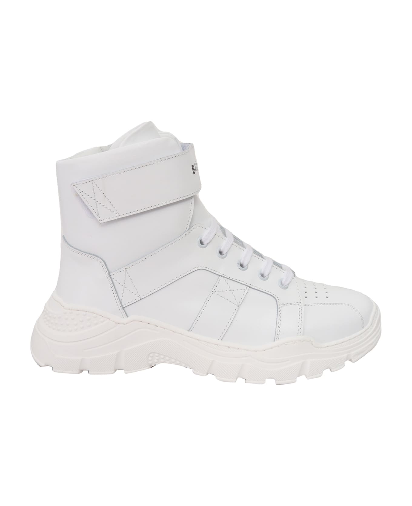Balmain High Top Sneakers - WHITE