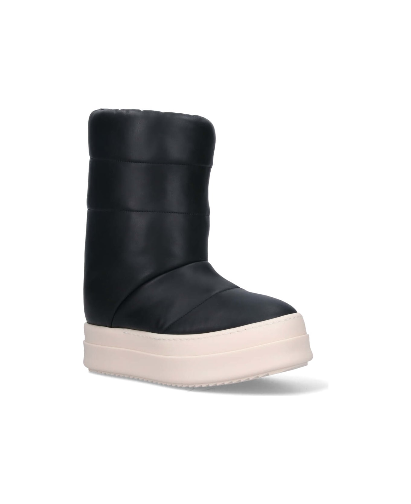 Rick Owens 'puffer Sneak' Padded Boots - Black  