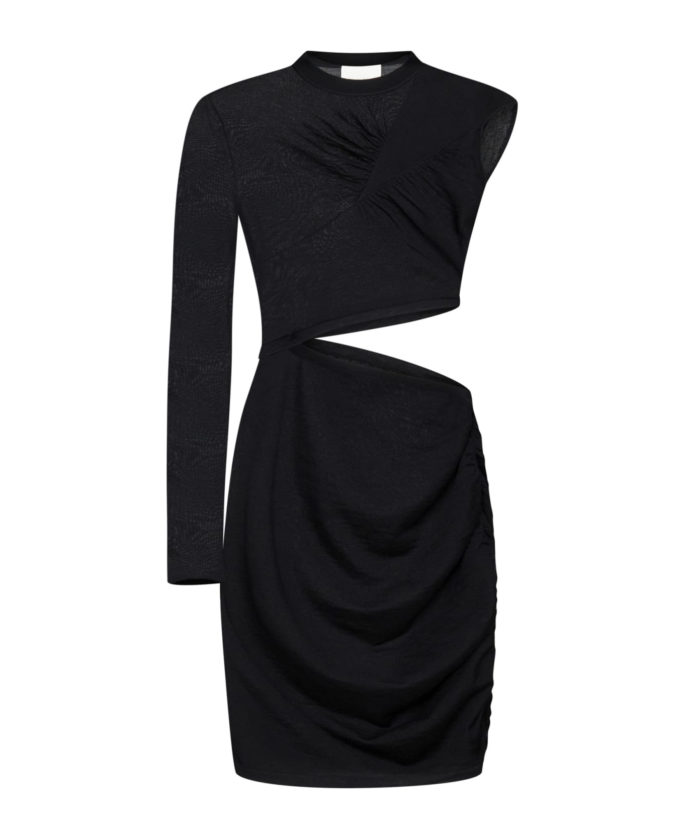 Isabel Marant Polly Cut-out Wool Dress - Black ワンピース＆ドレス