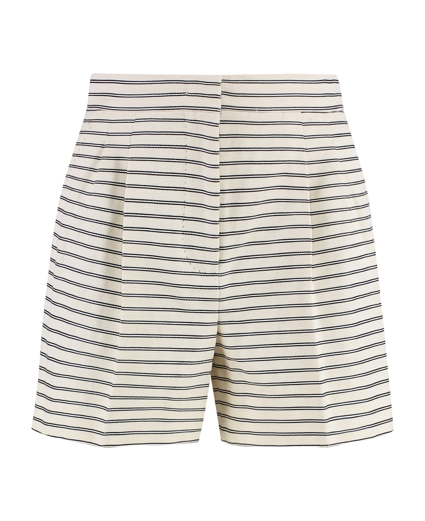 Max Mara Studio Umbro Cotton Bermuda Shorts - Beige