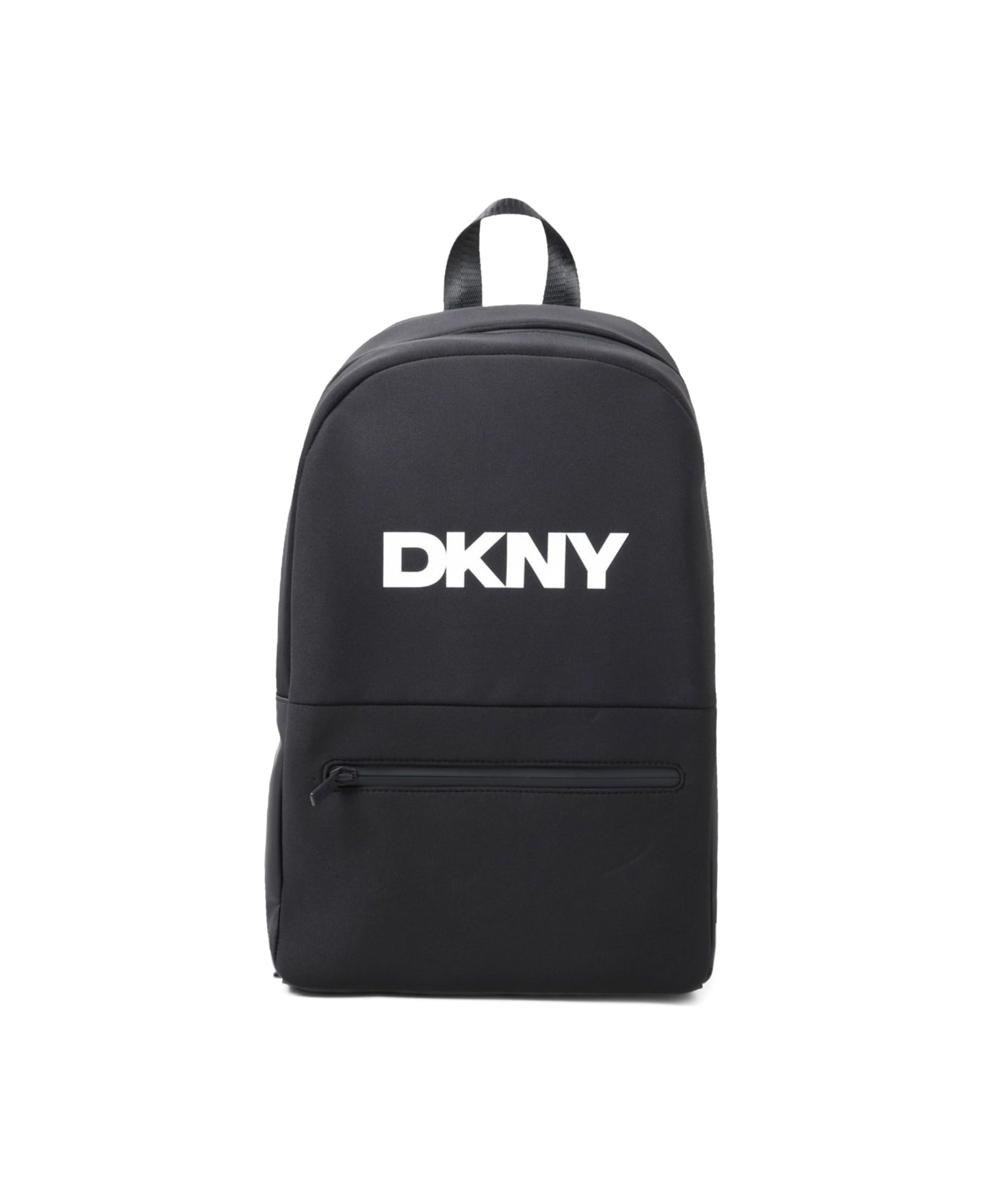 DKNY Logo Backpack - BLACK