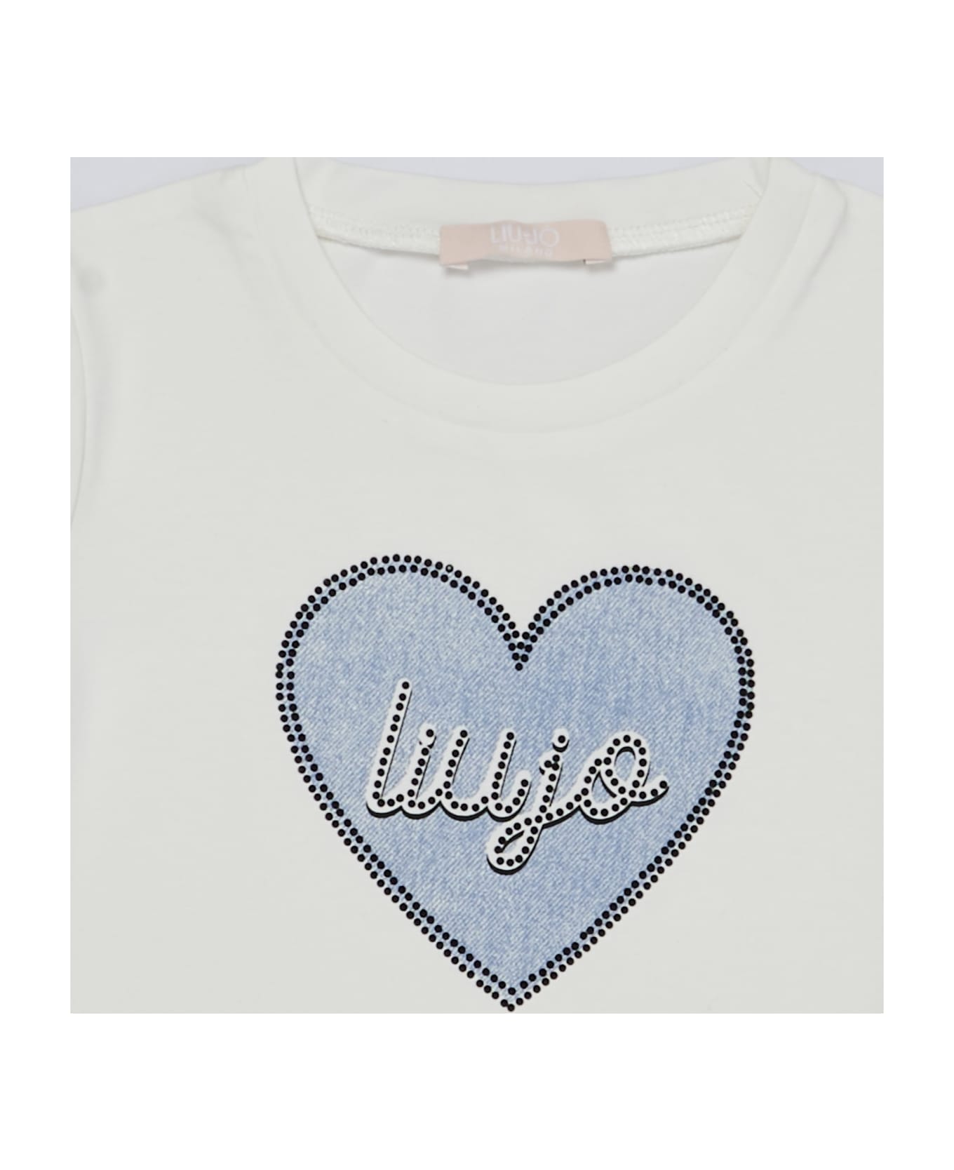 Liu-Jo T-shirt T-shirt - BIANCO-BLU Tシャツ＆ポロシャツ