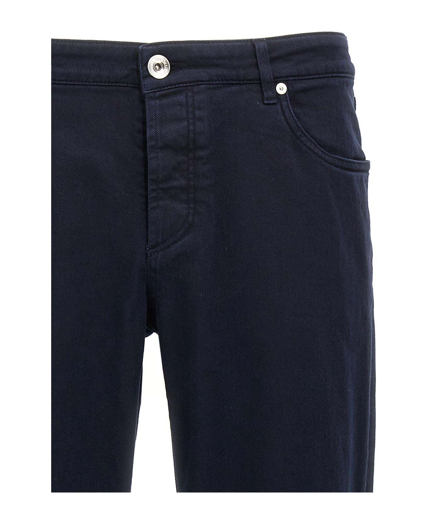 Brunello Cucinelli Traditional Fit Denim - Blue