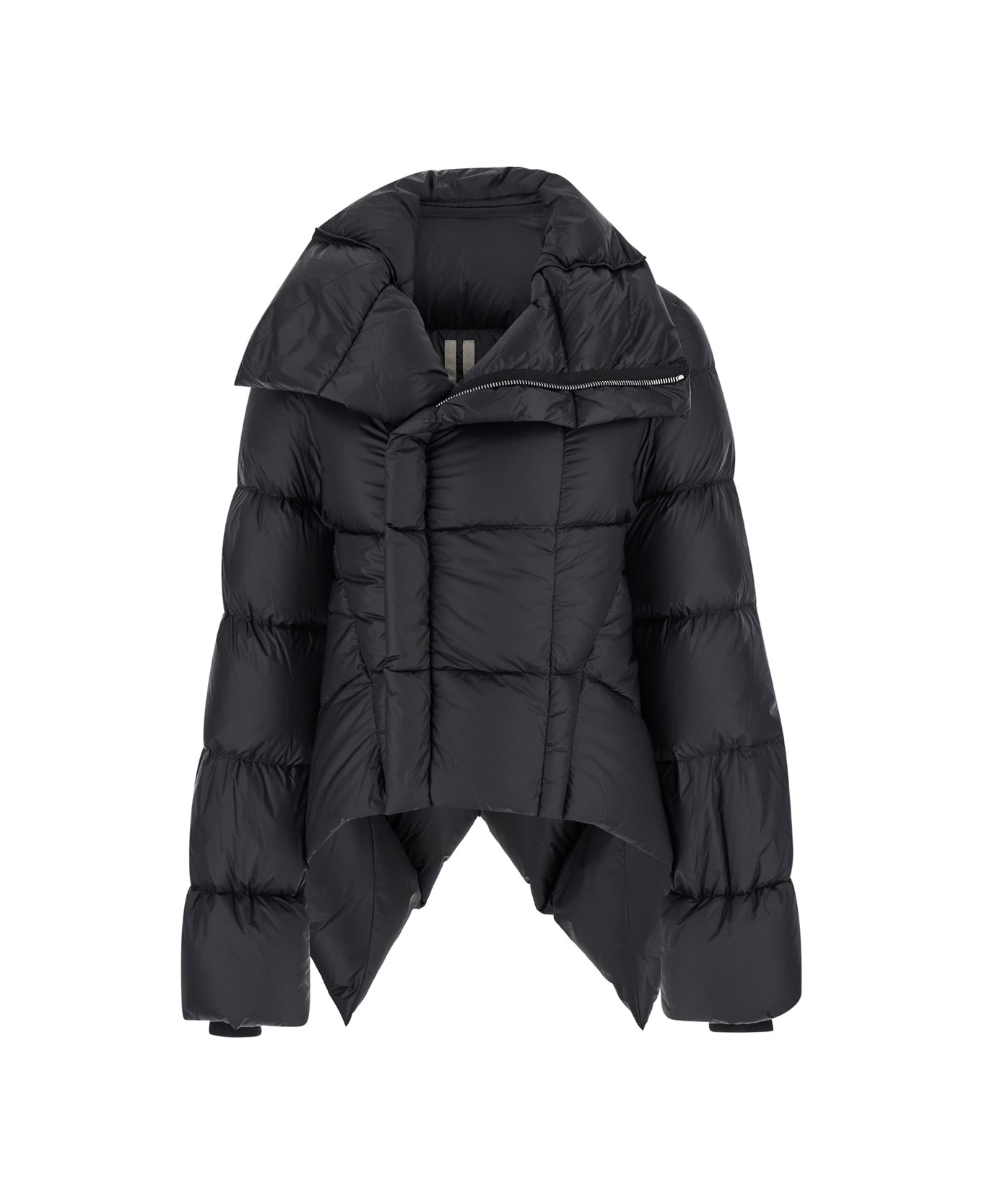 Rick Owens 'naska' Oversized Double-breasted Down Jacket In Nylon Woman - Black ダウンジャケット