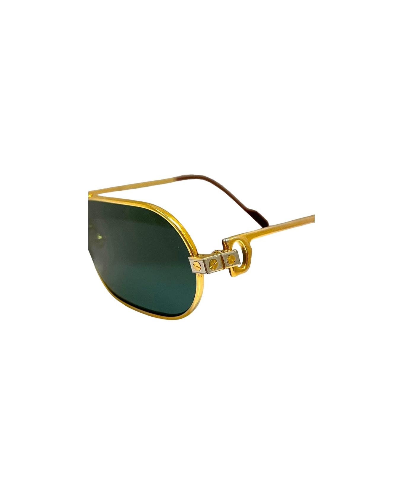 Cartier Eyewear 126093 - Gold & Silver Sunglasses