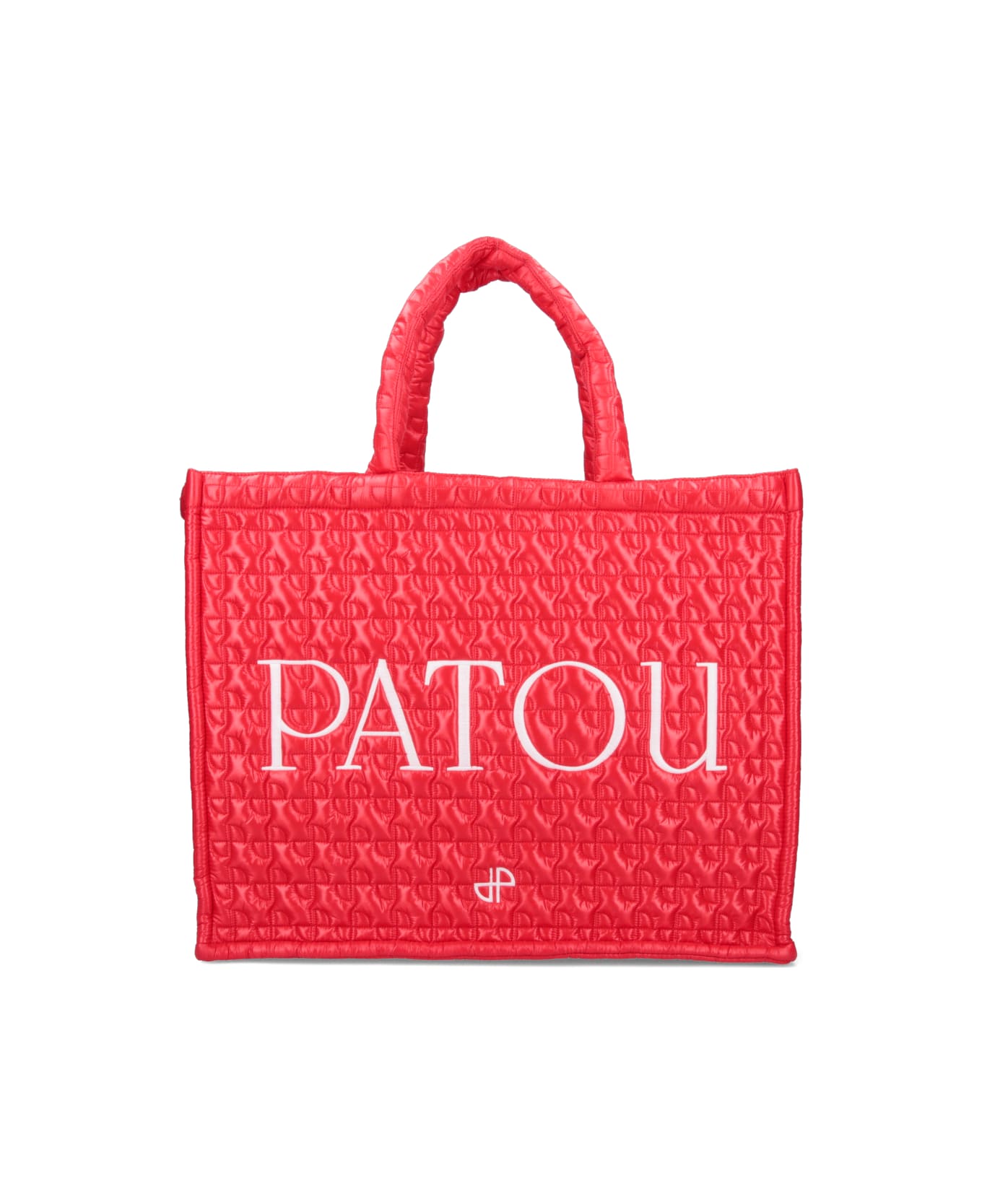 Patou Quilted Tote Bag - Red