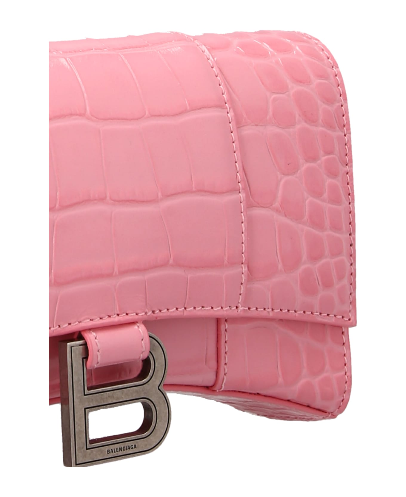 Balenciaga Hourglass Wallet - Pink