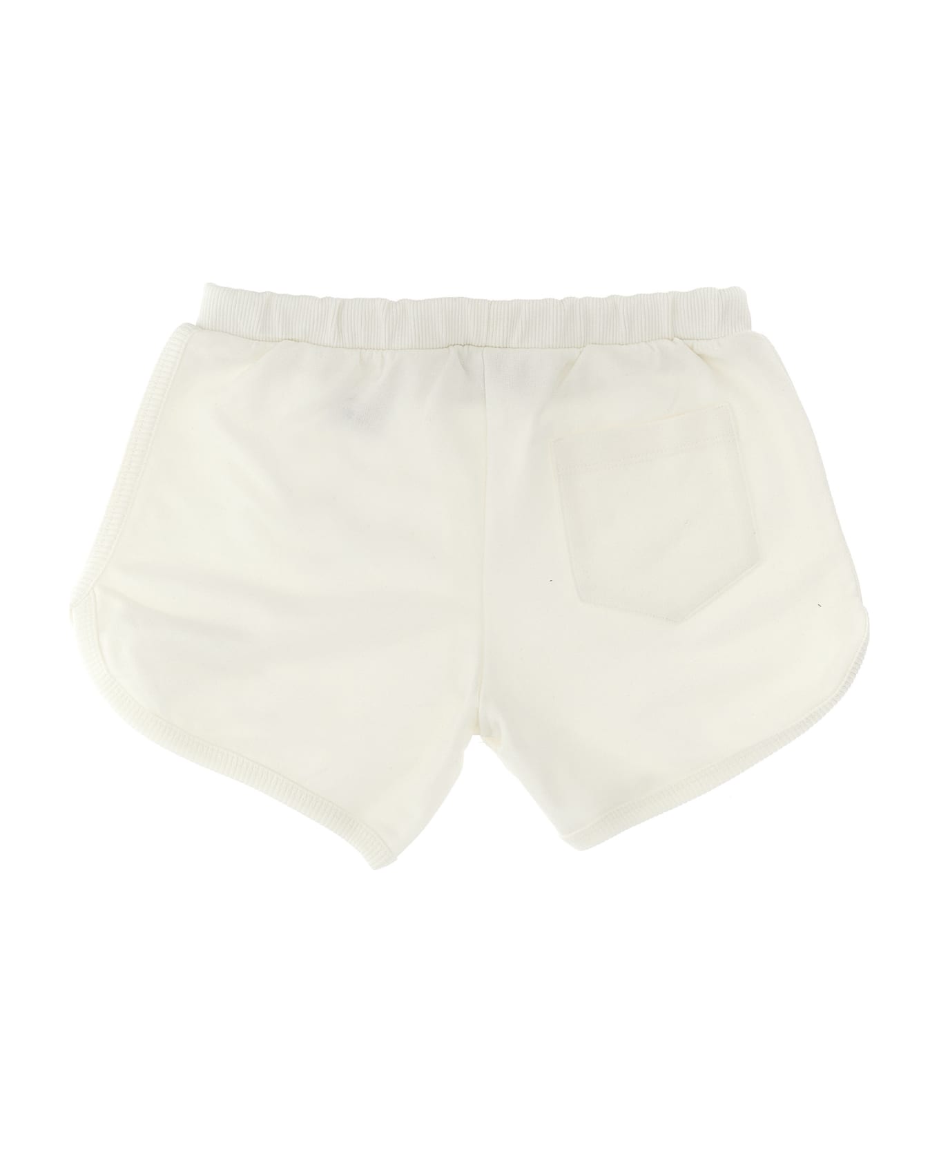 Versace La Vacanza Logo Embroidery Capsule Shorts - White ボトムス