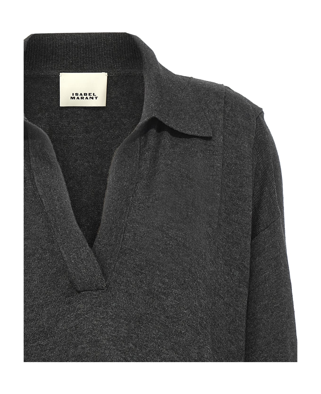 Isabel Marant Giliane Viscose And Wool Sweater - grey ニットウェア