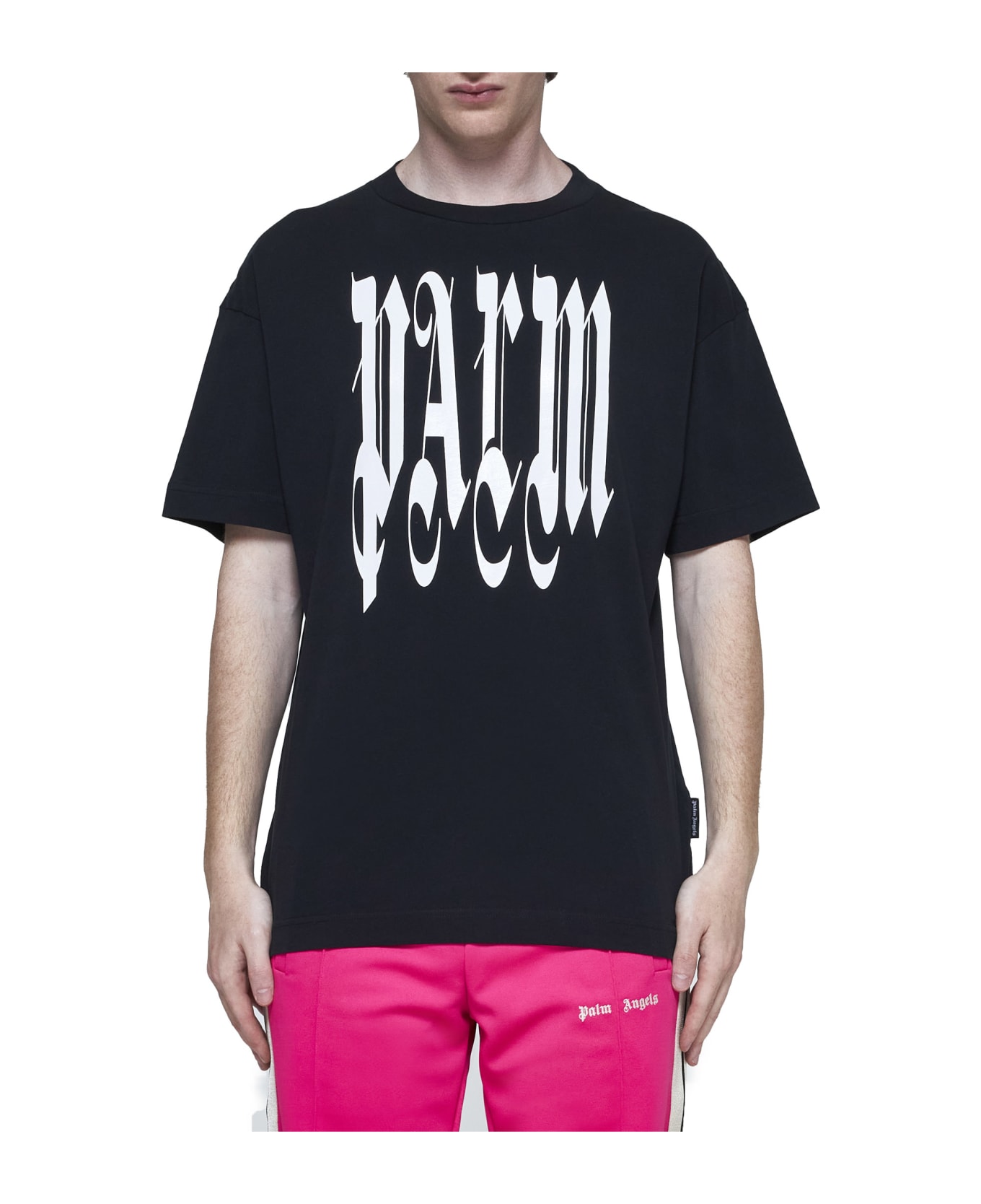 Palm Angels T-shirt - Black Off White