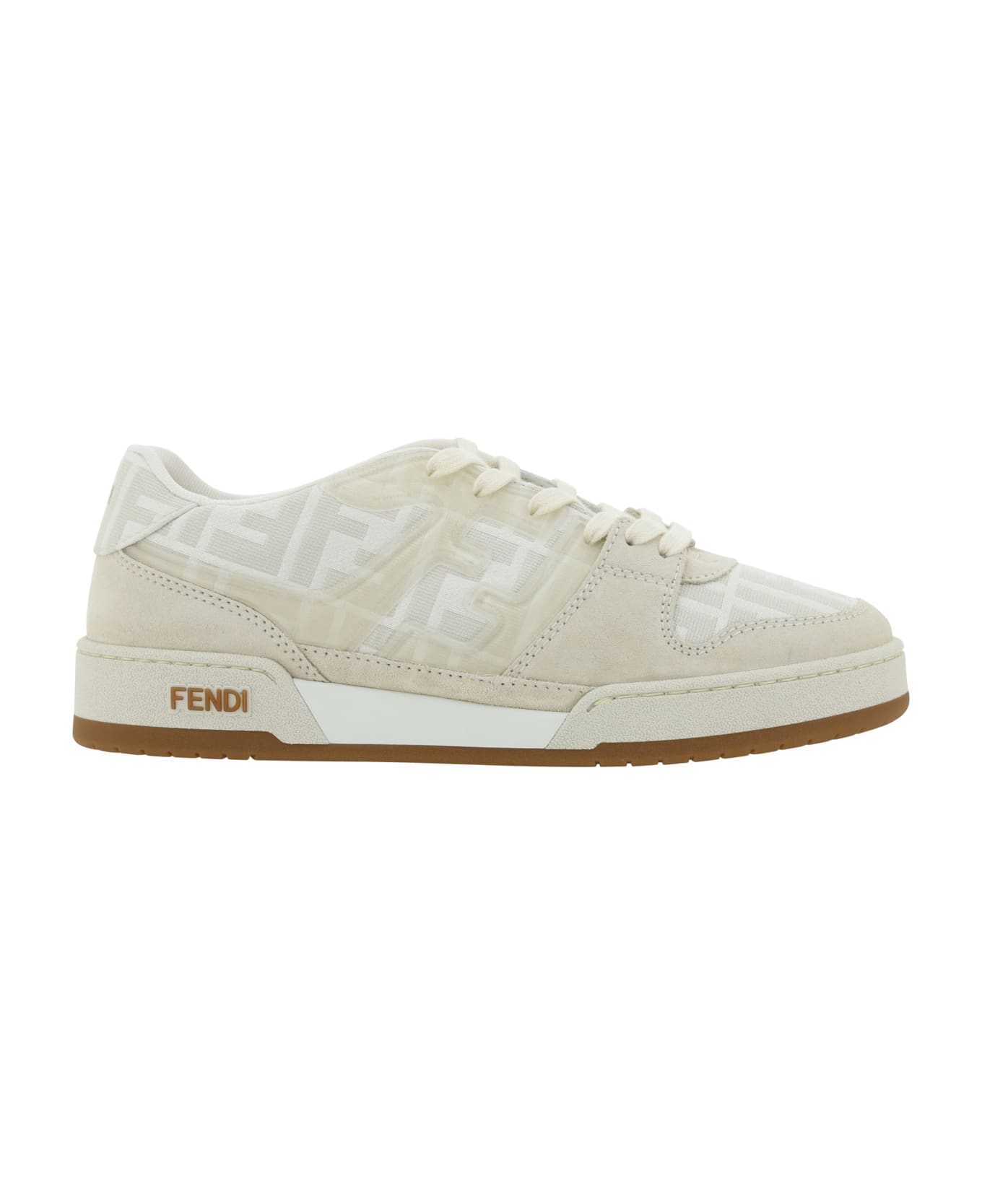 Fendi Match Sneaker - Granito/avorio