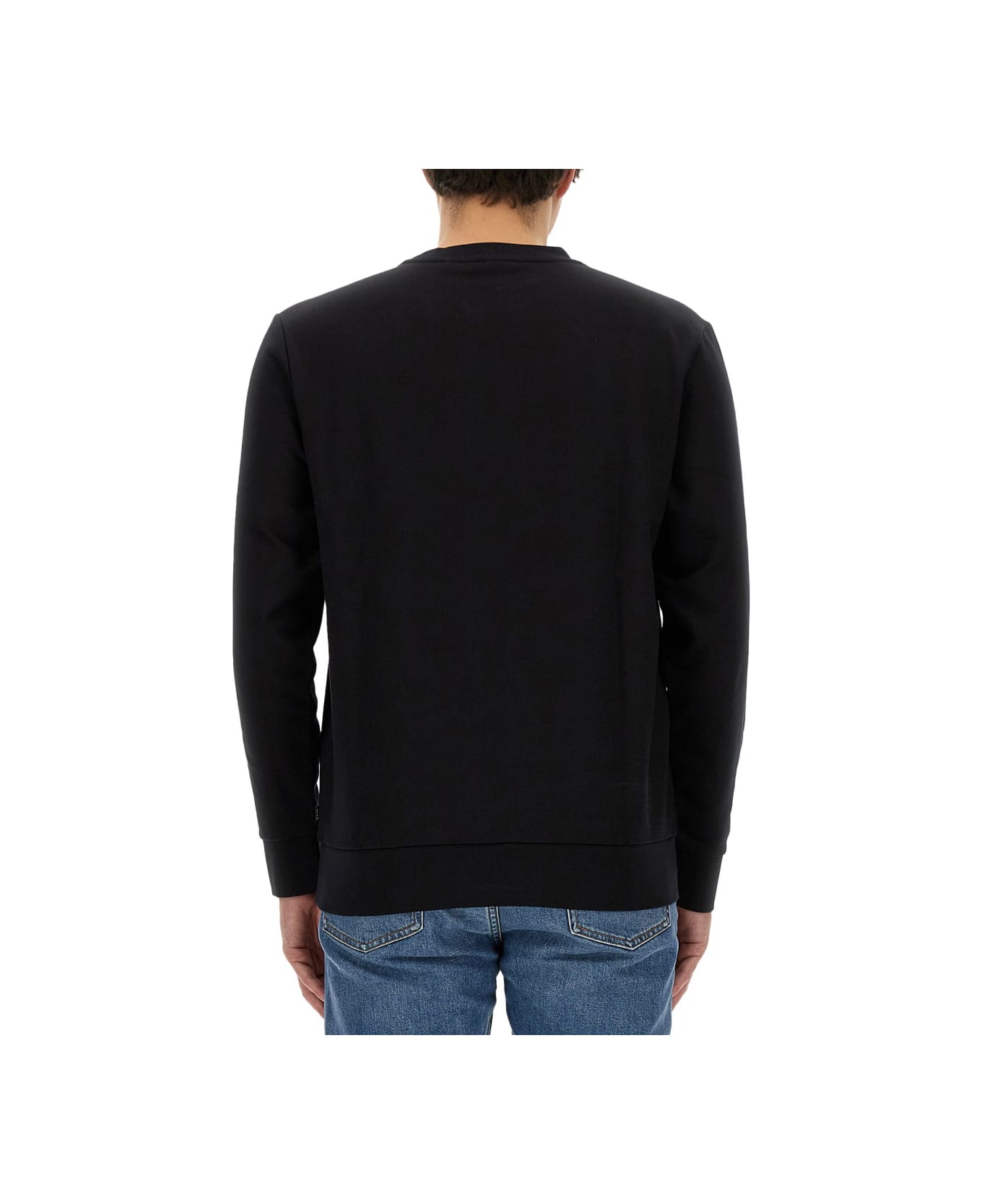 Hugo Boss Sweatshirt With Logo - BLACK フリース