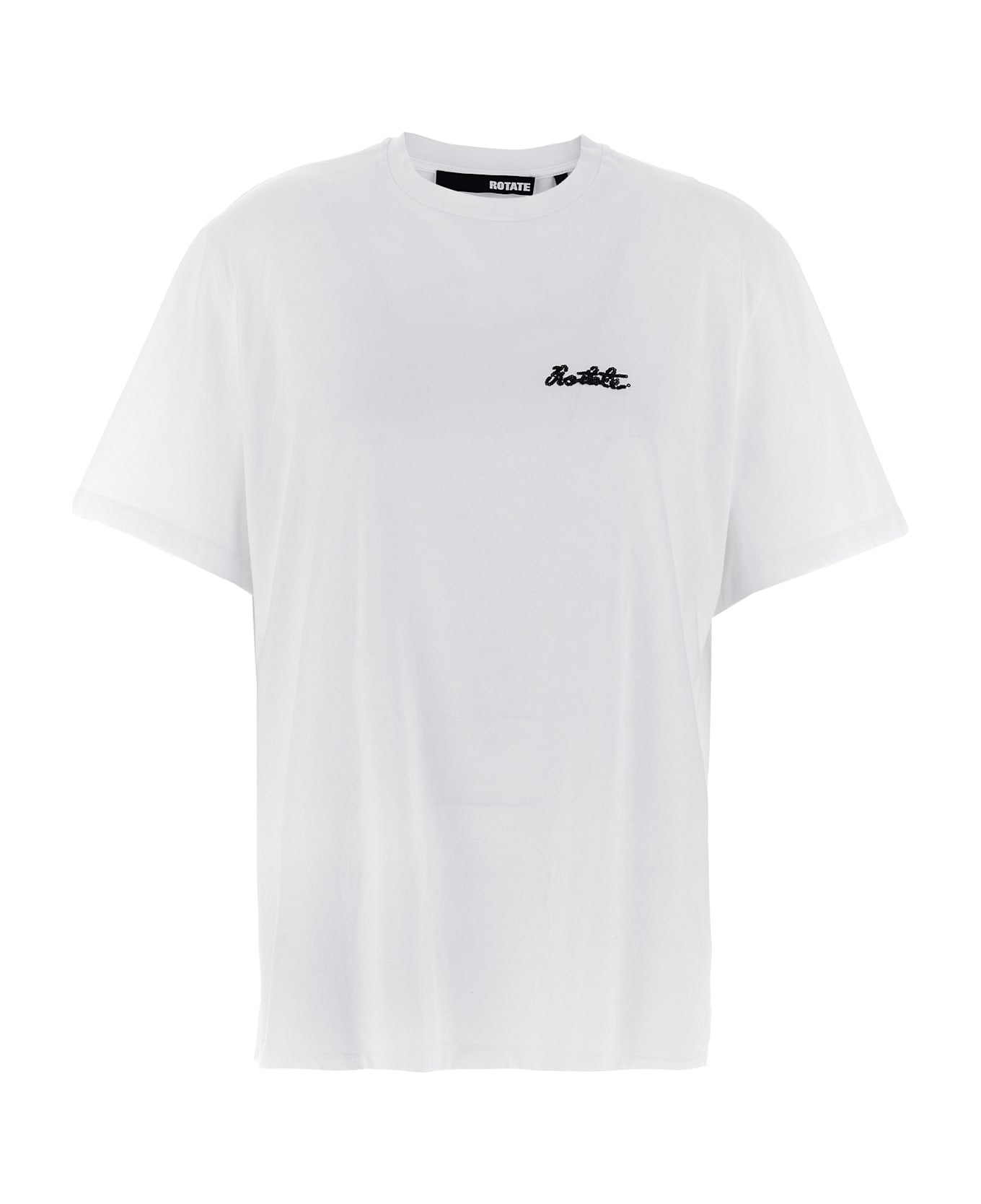Rotate by Birger Christensen Logo Round Neck T-shirt - White