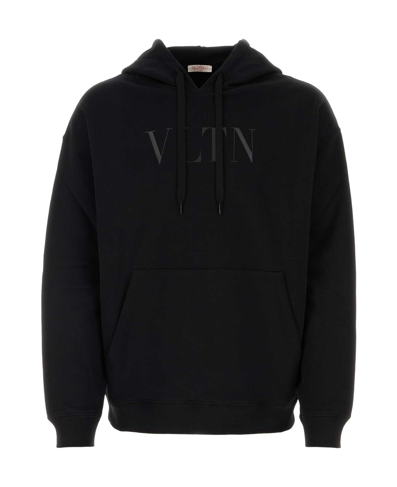 Valentino Garavani Black Cotton Sweatshirt - NERNER