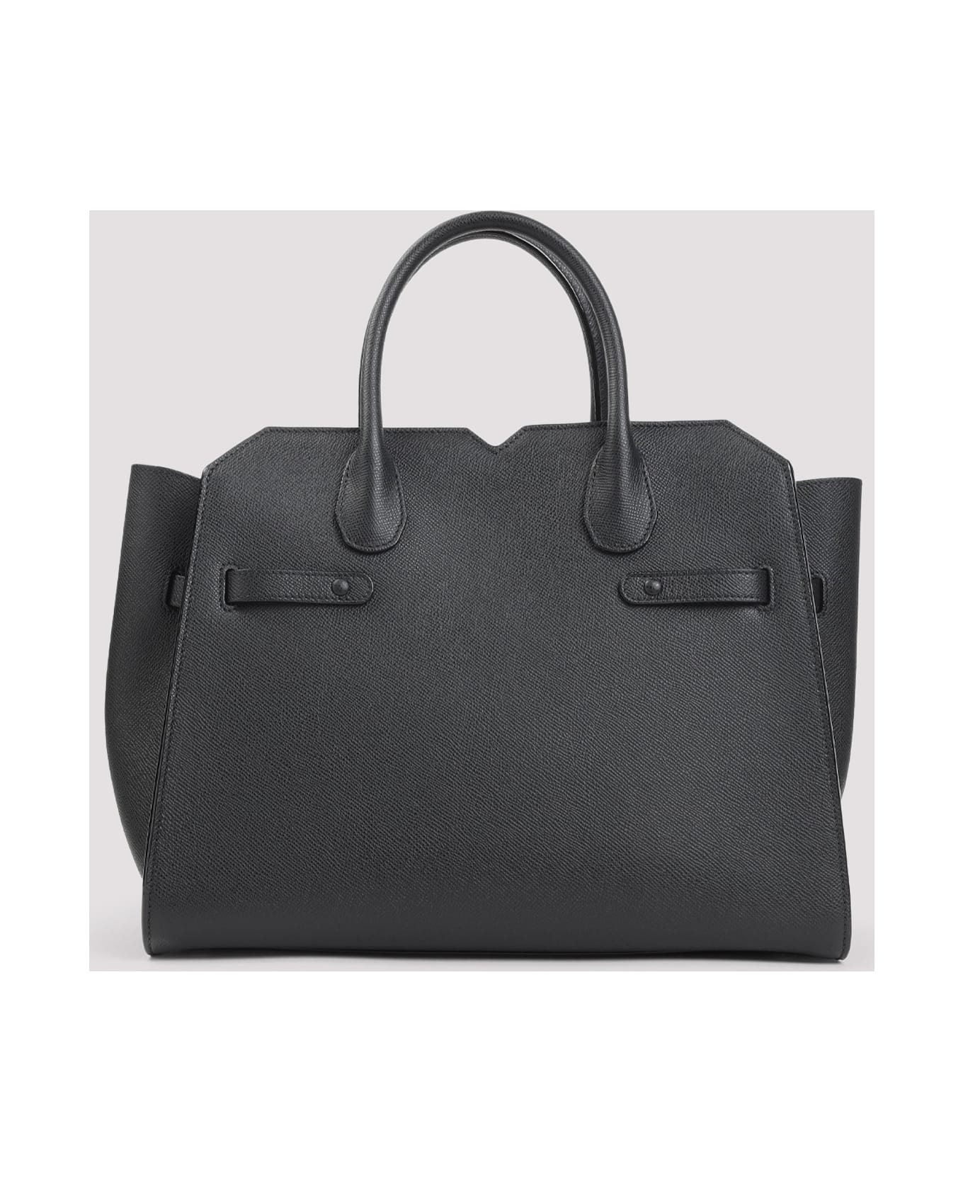 Valextra Milano Media Shoulder Bag - Nn Nero
