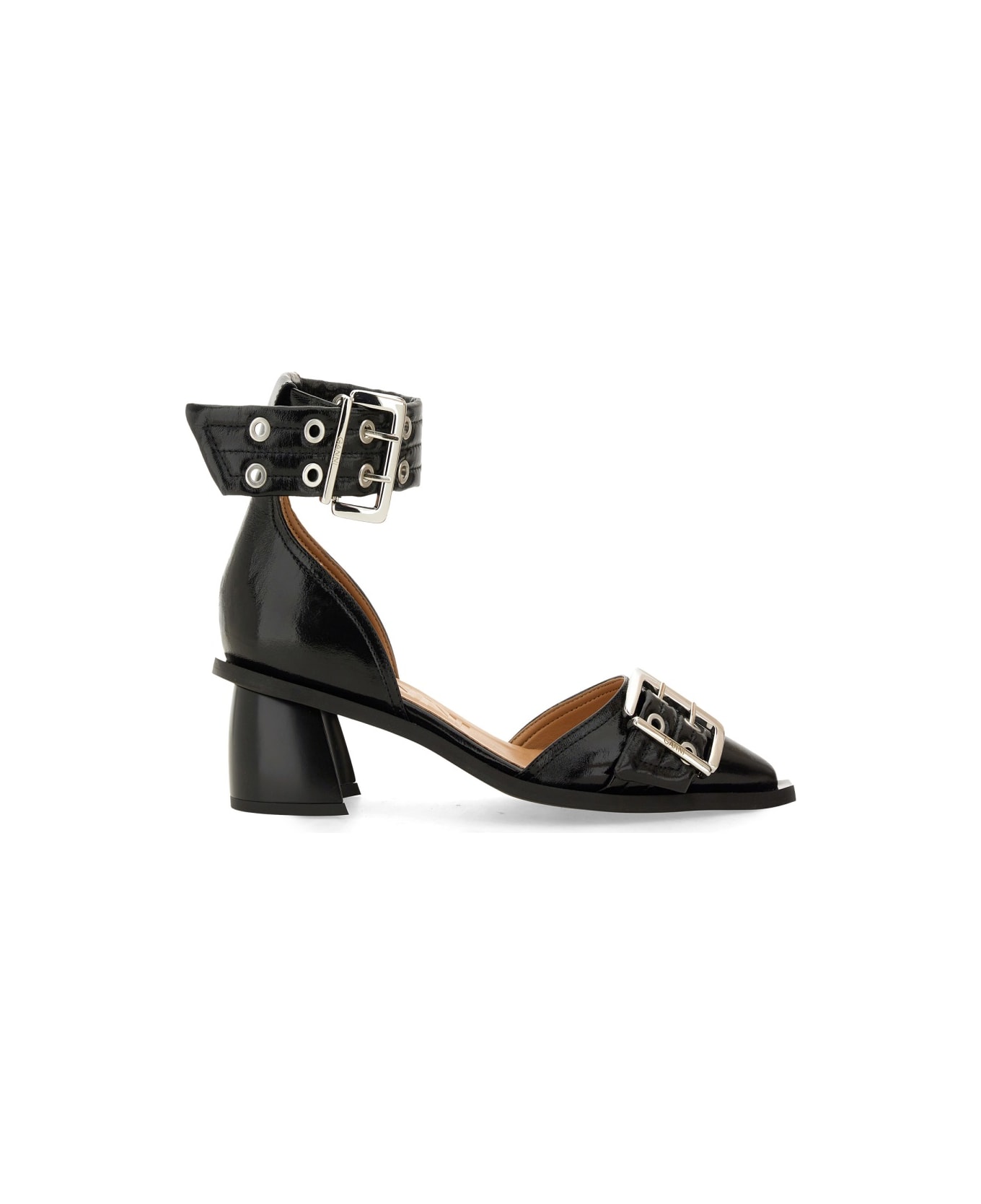 Ganni Buckle Pump - BLACK