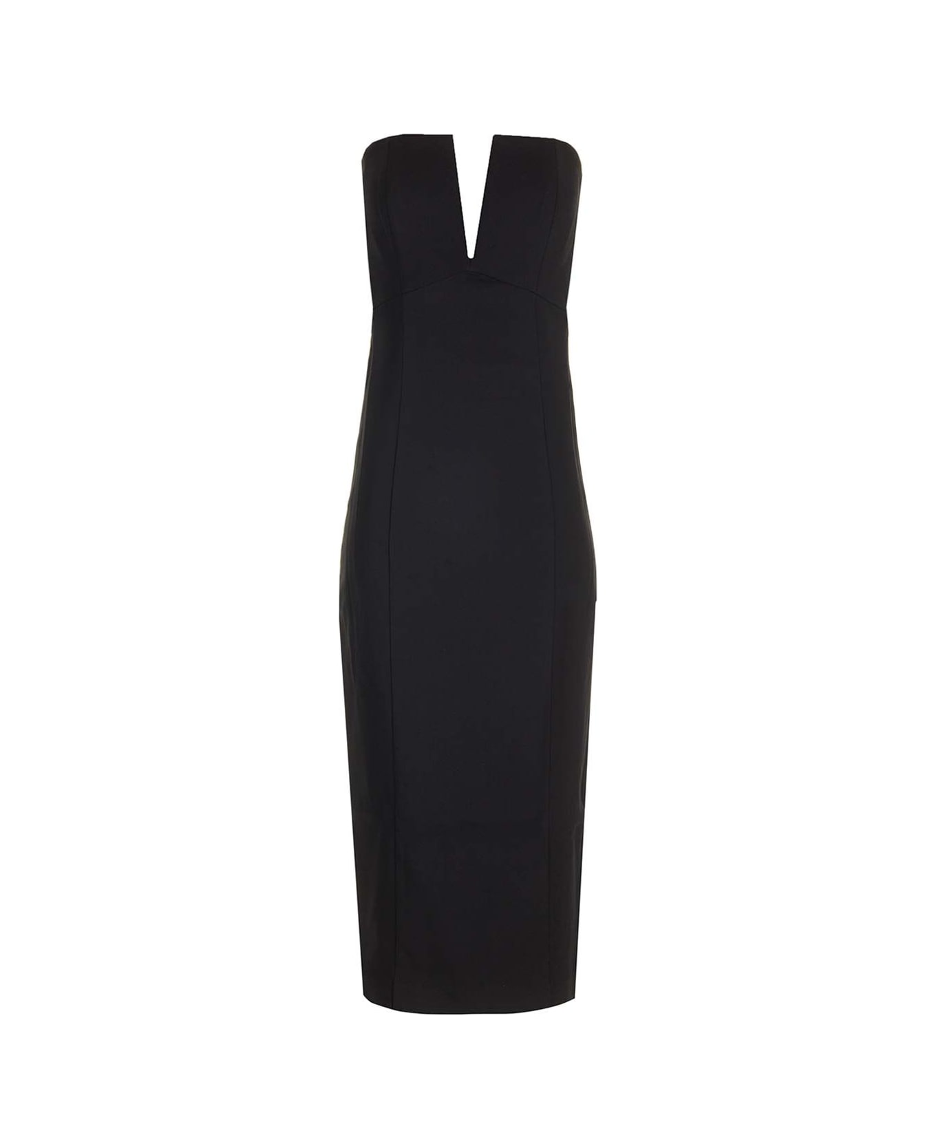 Roland Mouret Stretch Midi Dress - Black