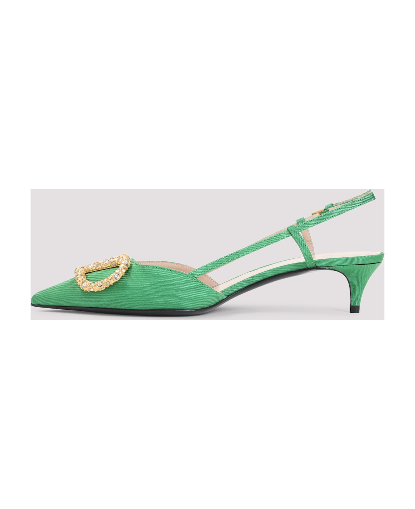 Valentino Garavani Sling Back - U Emerald Crystal