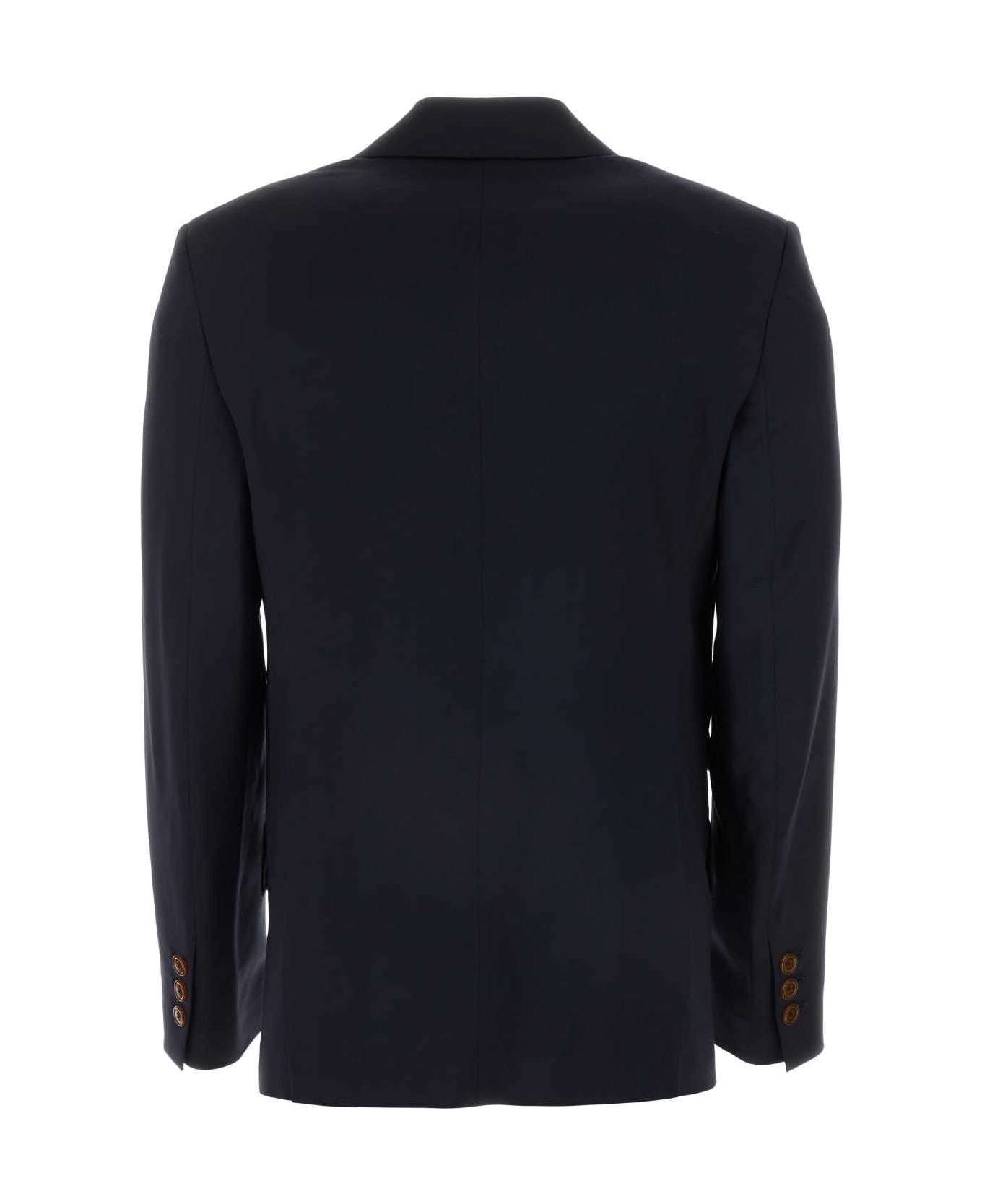 Vivienne Westwood Navy Blue Wool Blazer - NAVY